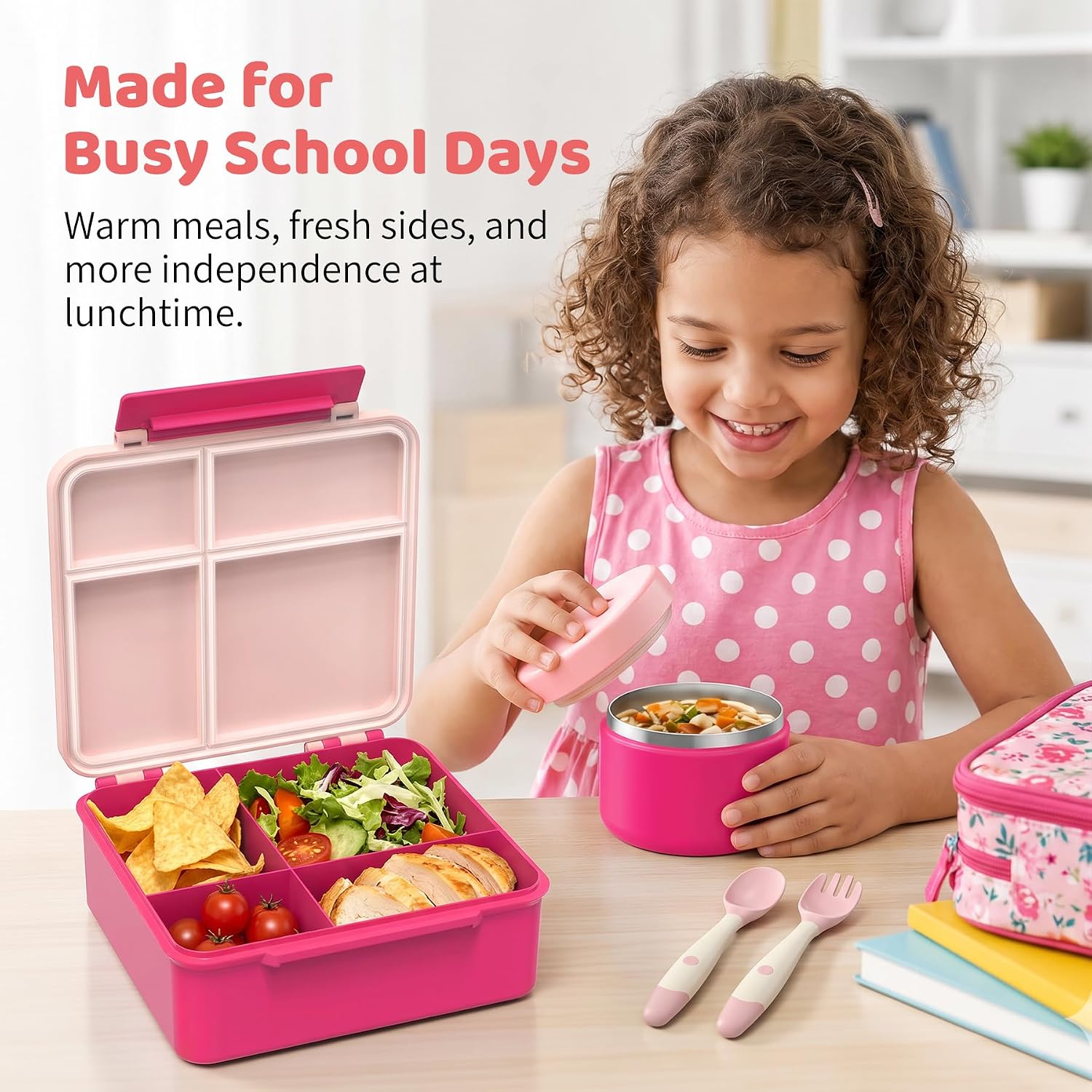 1785548748 kids pink bento lunch box review insulated leakproof 4 comp. soup jar.jpg
