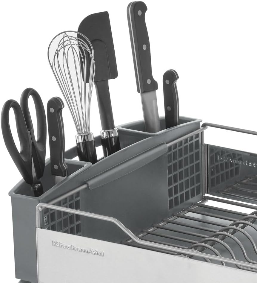 1785558186 kitchenaid large grey rust proof dish rack review drain board flatware caddy.jpg