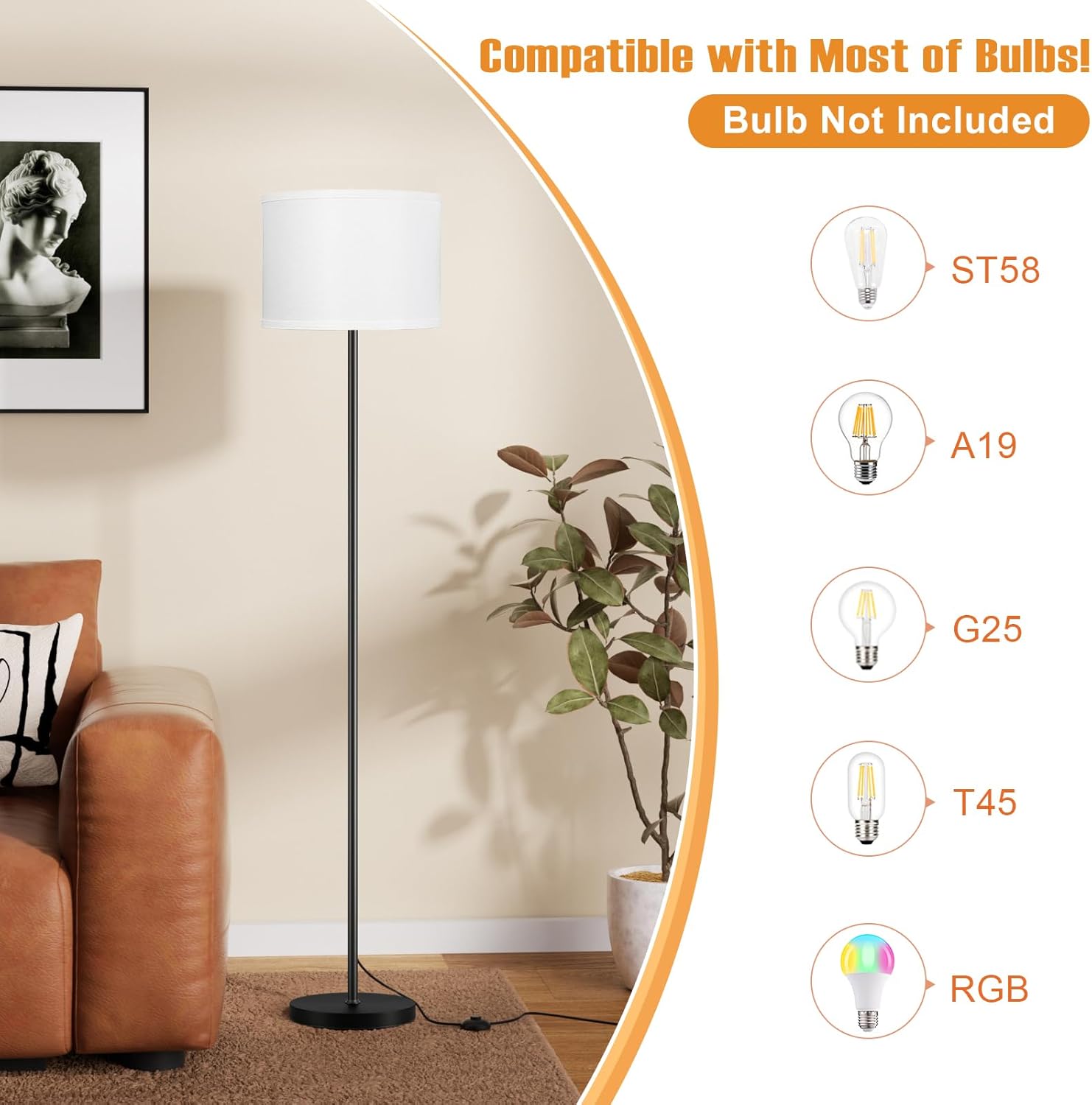 1785562133 modern 60 black floor lamp with white shade foot pedal switch.jpg