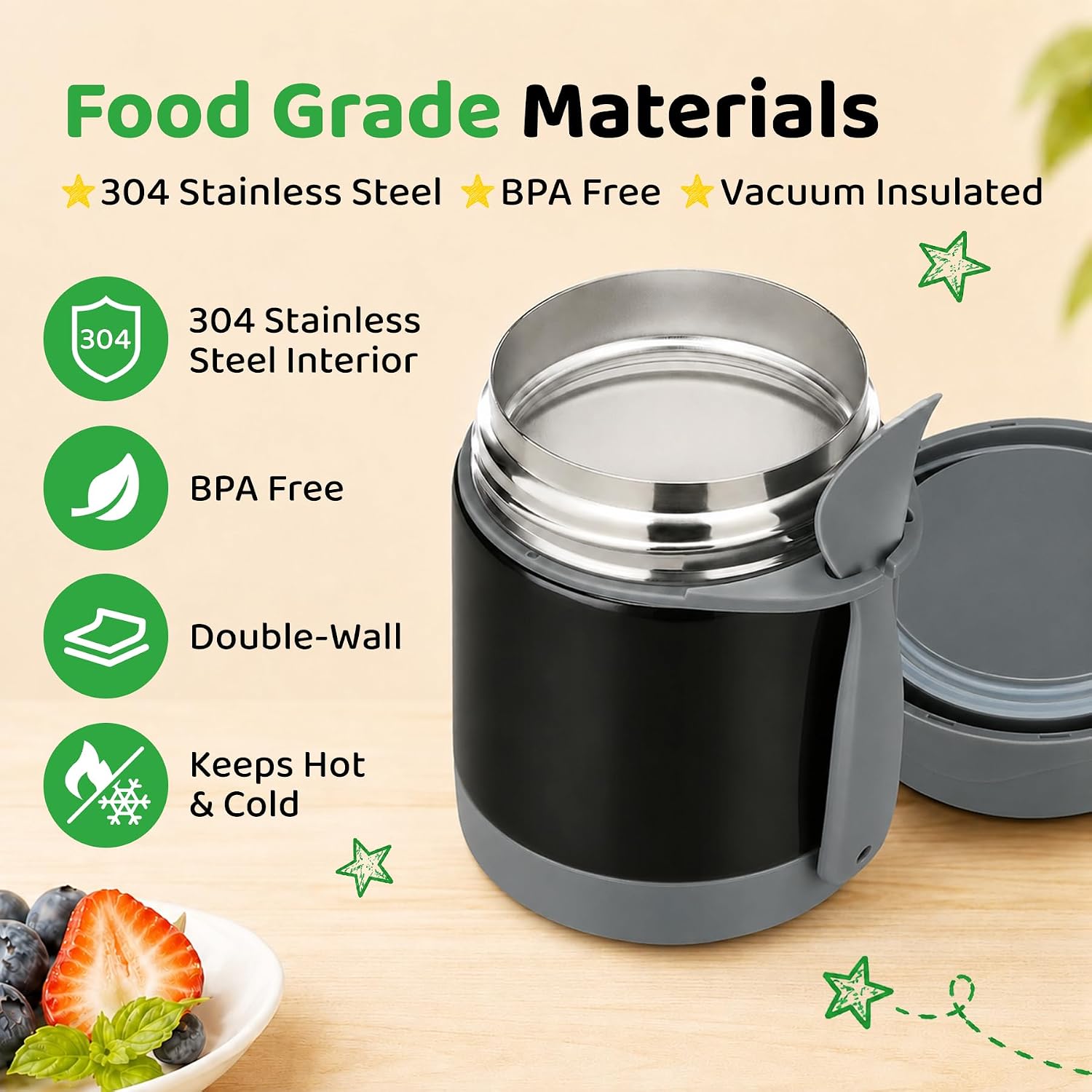 1785568390 10oz black kids stainless steel insulated hot lunch jar w spoon.jpg