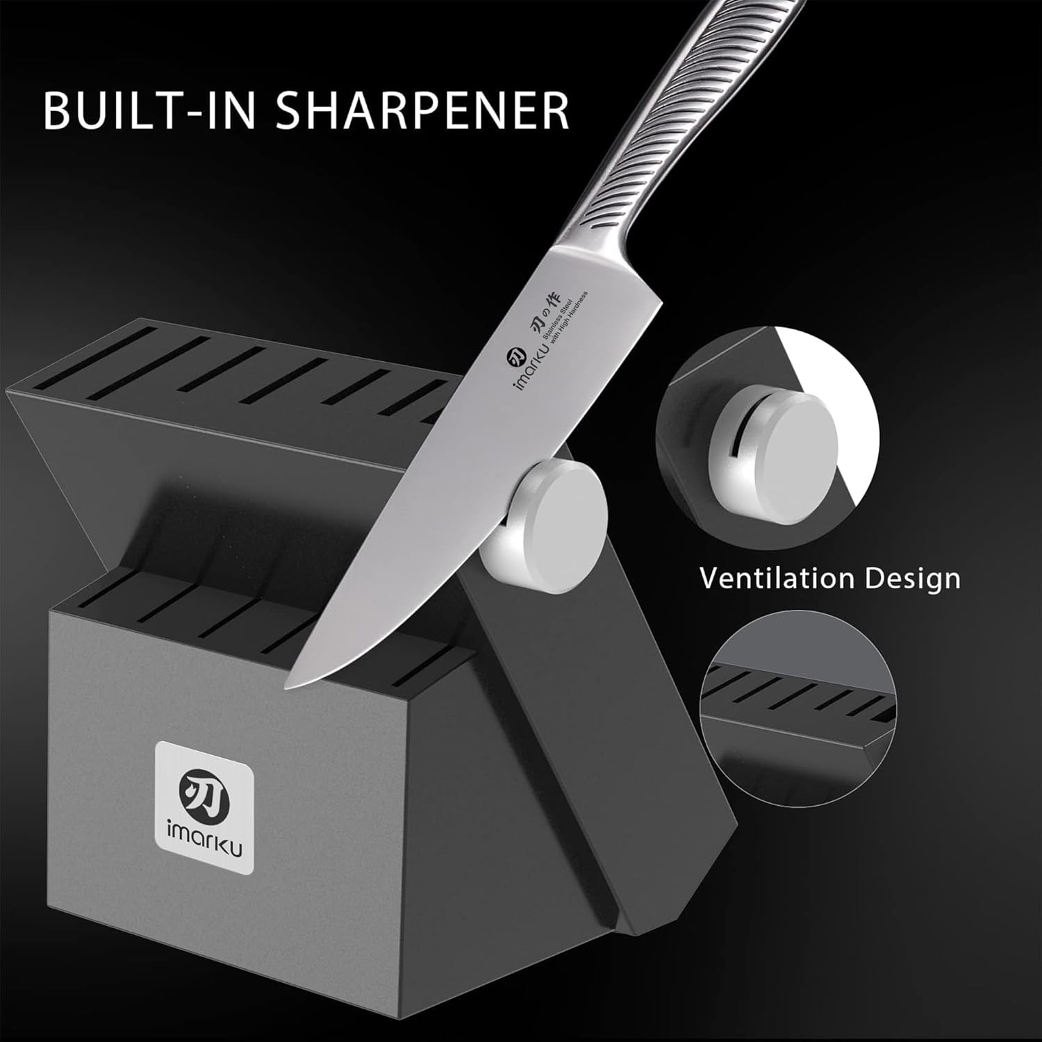 1785587530 imarku 14 pc high carbon ss knife set review sharpener full tang dishwasher safe.jpg