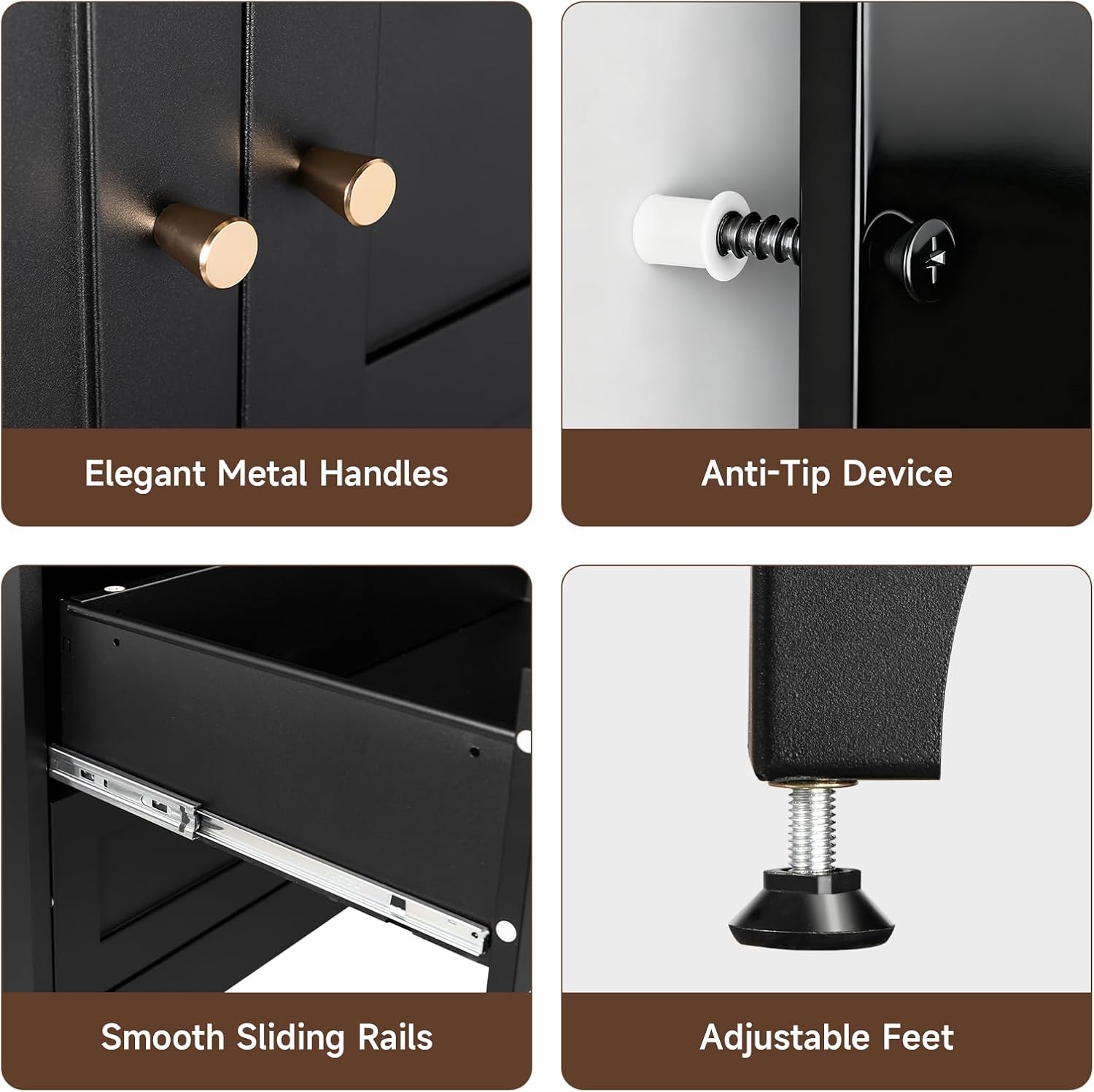 1785615359 black metal armoire review wardrobe with rod shelves 2 drawers.jpg