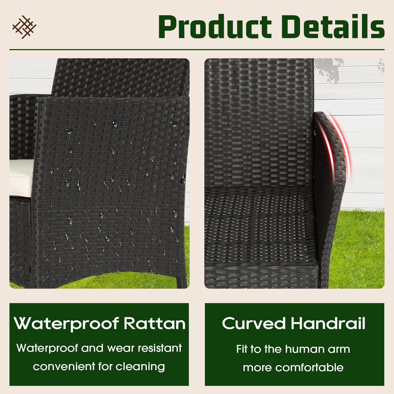 1785634245 fdw black 4 pc outdoor wicker patio set with coffee table. modern weather resistant.jpg