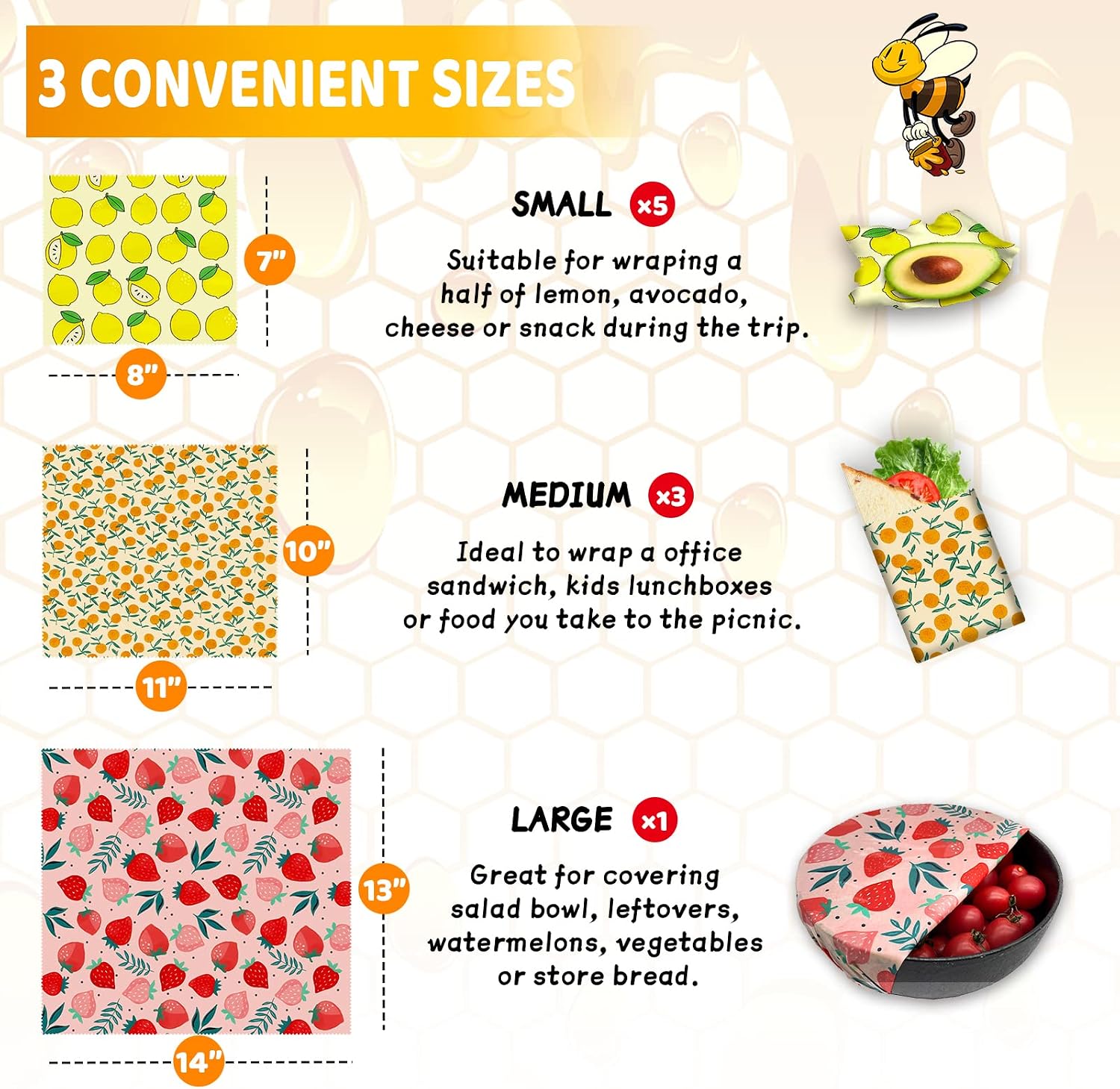 1785668409 zero waste reusable beeswax wraps review 9 pack food storage.jpg