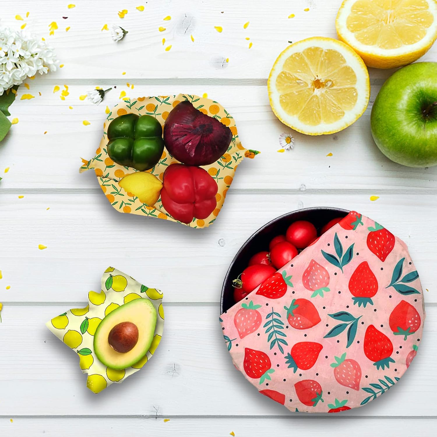 1785668411 zero waste reusable beeswax wraps review 9 pack food storage.jpg