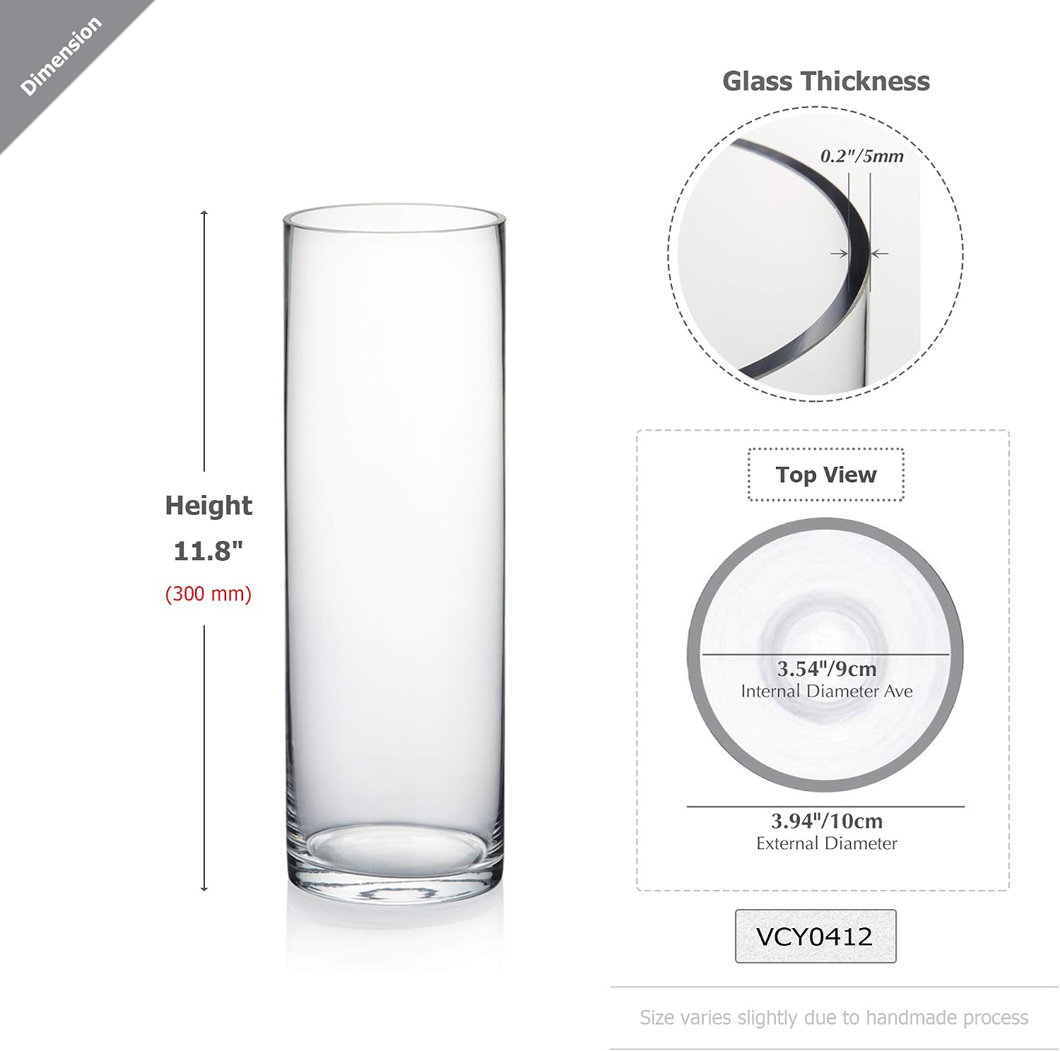 1785676856 review quality 12 clear weighted cylinder vase versatile decor.jpg