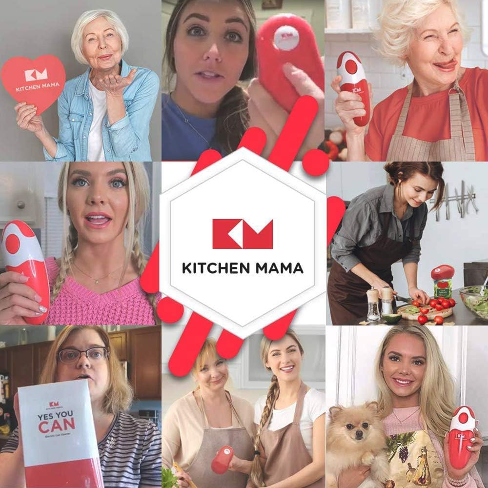 Kitchen Mama Teal Automatic Can Opener Review: Smooth & Hands-Free Electric - Image 4