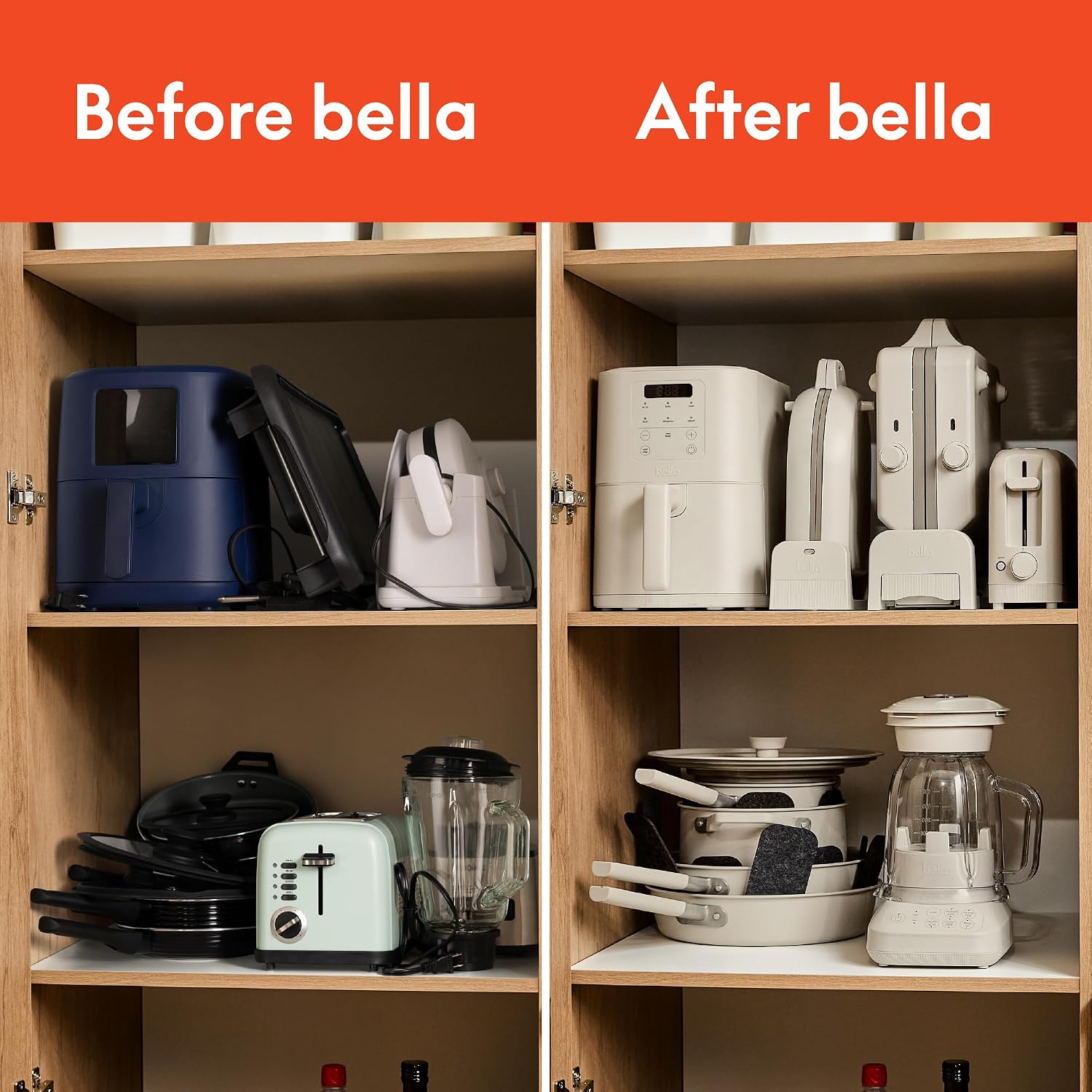 bella Compact Ceramic Flip-Store Belgian Waffle Maker - Image 3