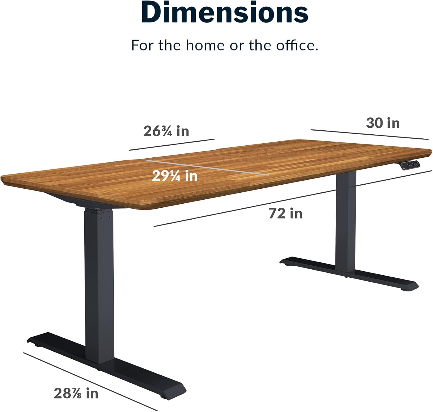 VariDesk Electric Sit/Stand Review: 72x30 Butcher Block Desk - Image 3