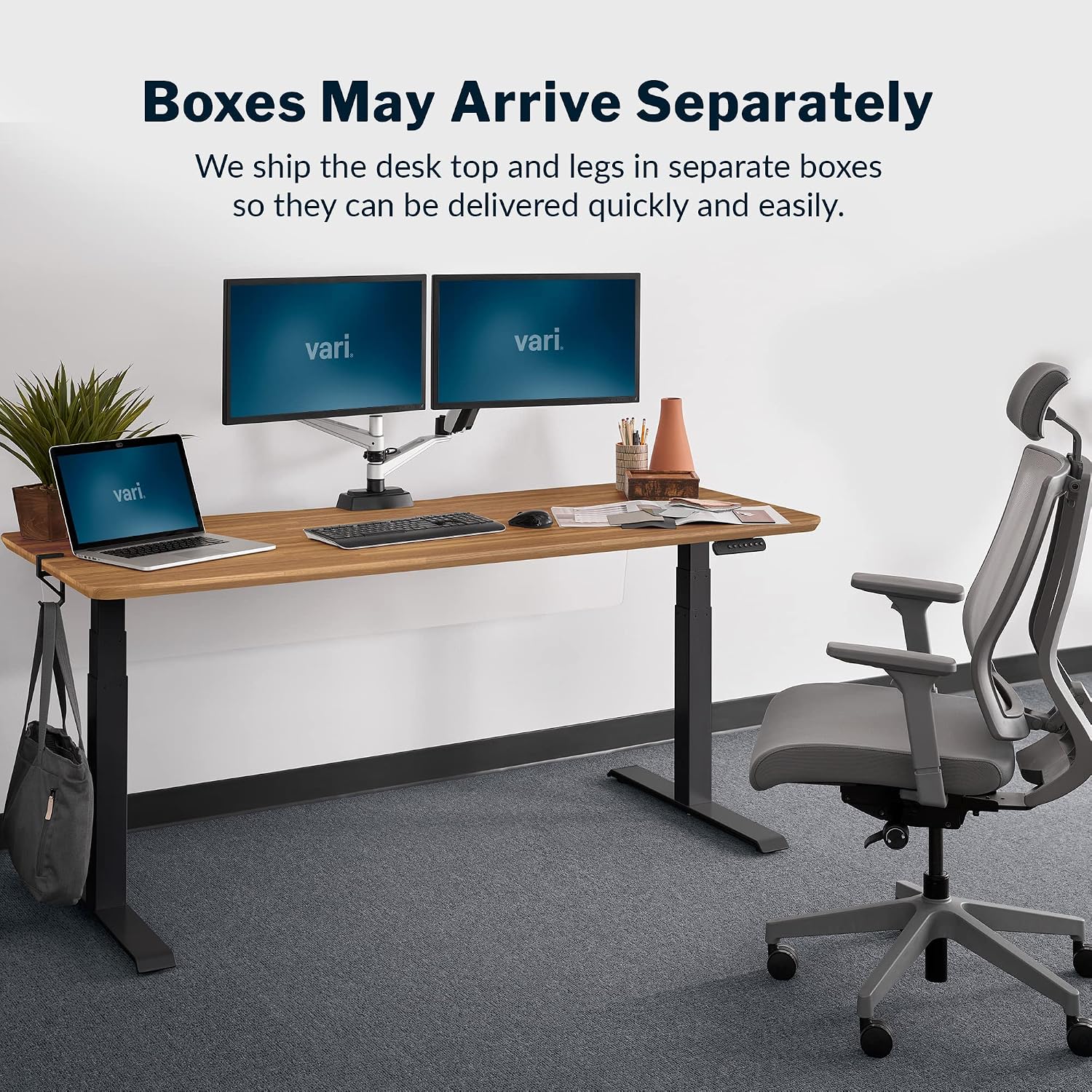 VariDesk Electric Sit/Stand Review: 72x30 Butcher Block Desk - Image 7