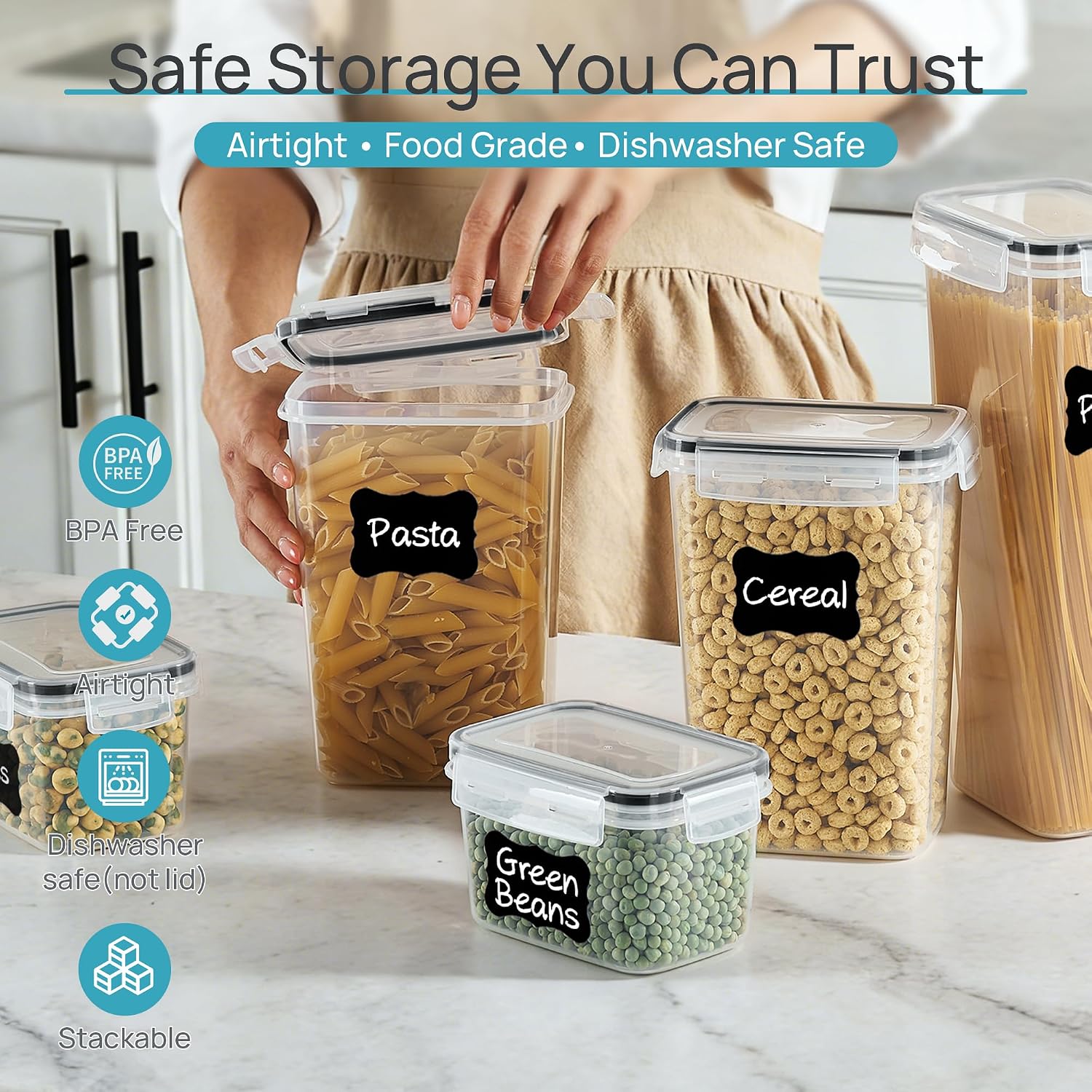 Vtopmart 24-pc Airtight BPA-Free Plastic Food Storage Review - Image 4