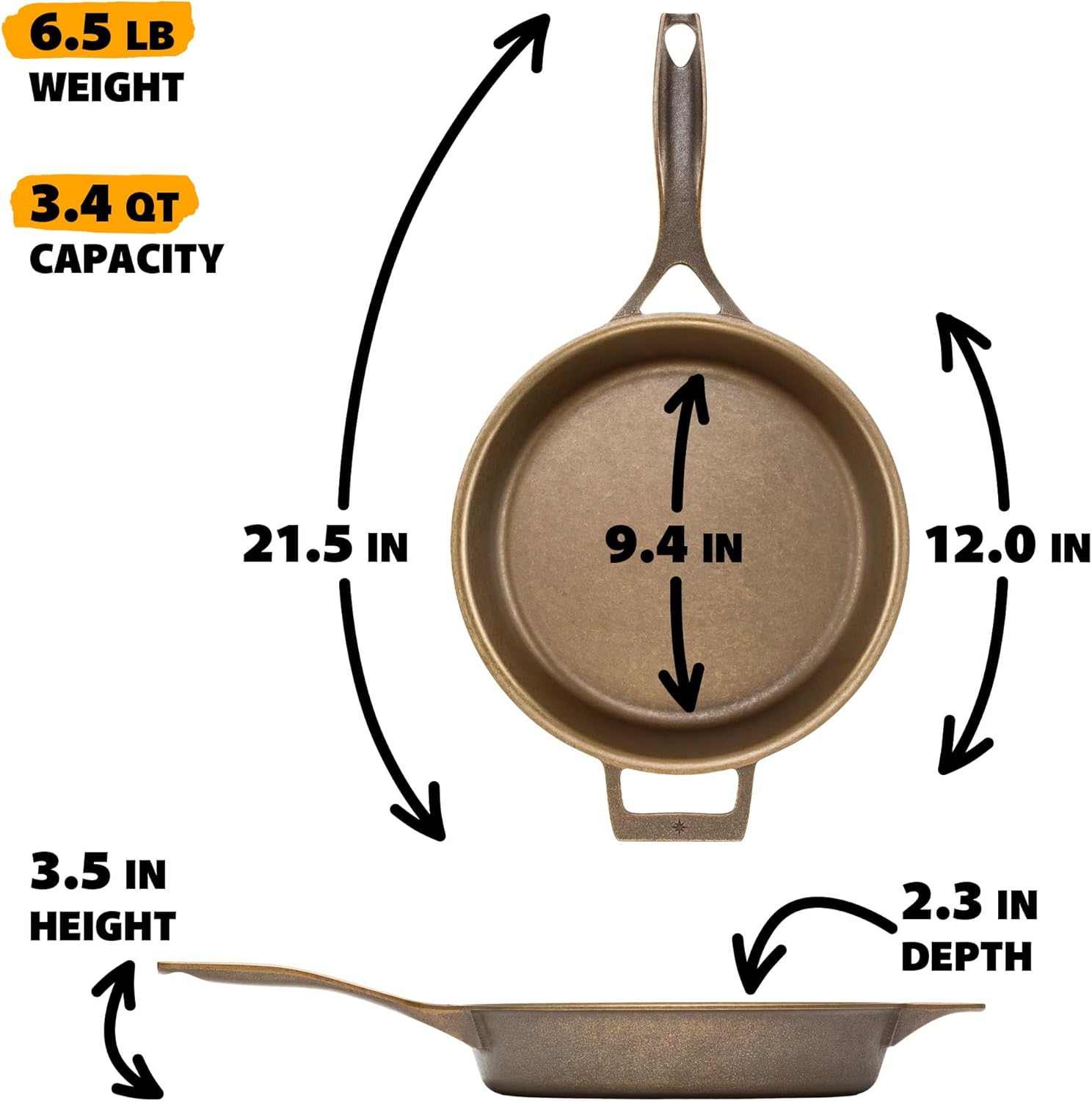 Stargazer 12" USA Seasoned Smooth Cast Iron Pan Review - Image 3