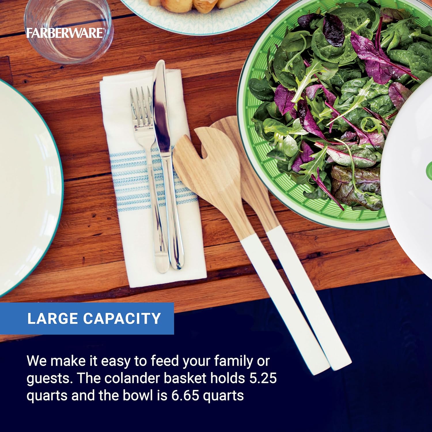 Farberware Pro Pump Salad Spinner Review: Drains Greens Fast & Easy. - Image 3