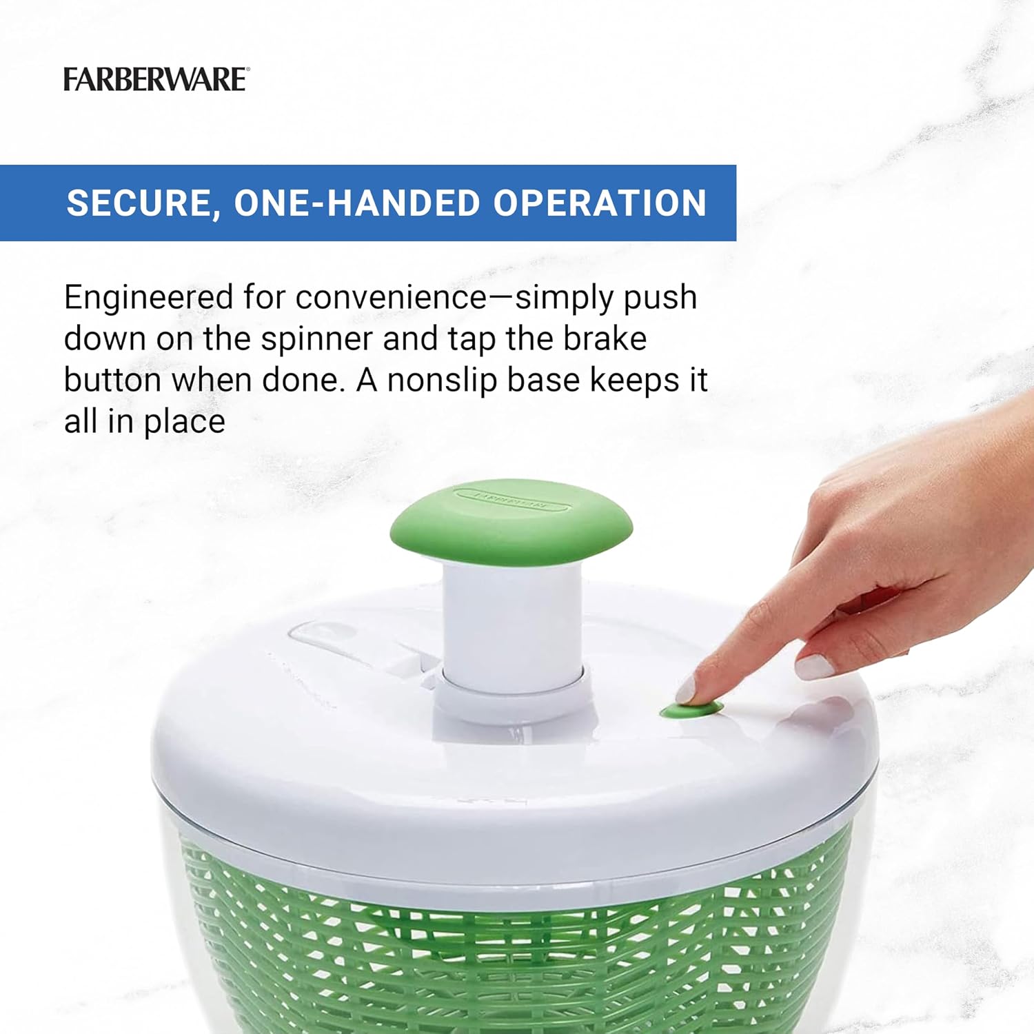Farberware Pro Pump Salad Spinner Review: Drains Greens Fast & Easy. - Image 4