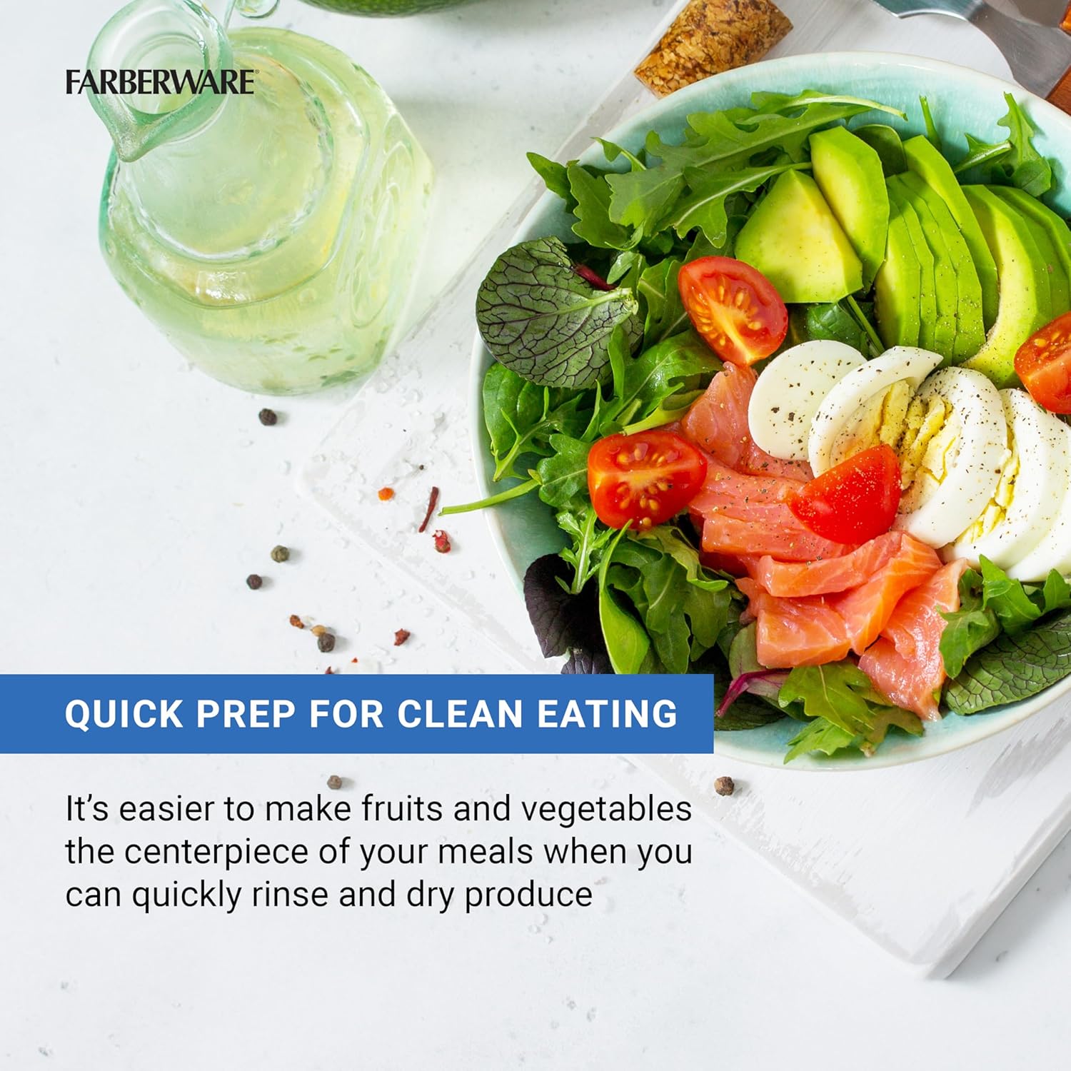 Farberware Pro Pump Salad Spinner Review: Drains Greens Fast & Easy. - Image 5
