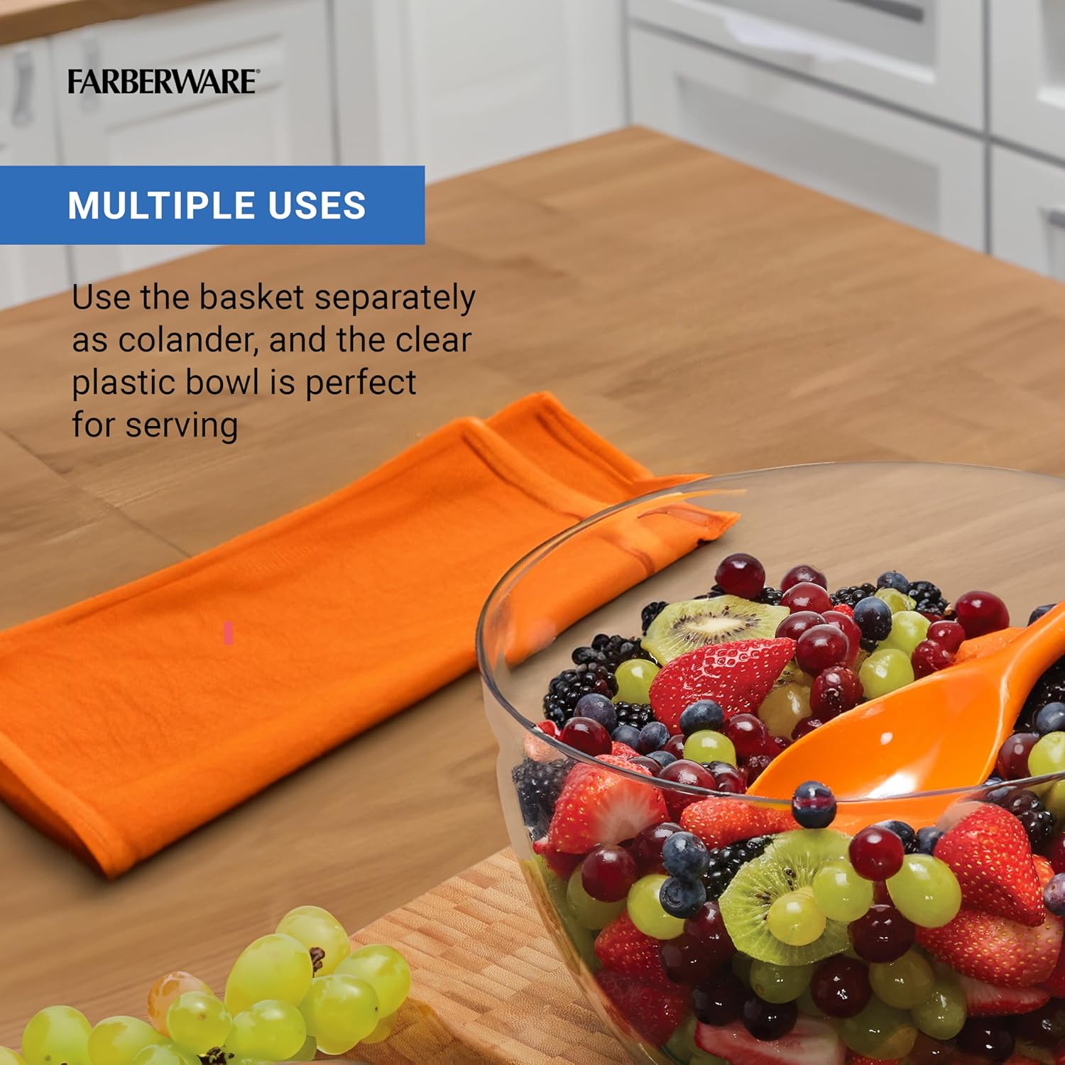 Farberware Pro Pump Salad Spinner Review: Drains Greens Fast & Easy. - Image 6