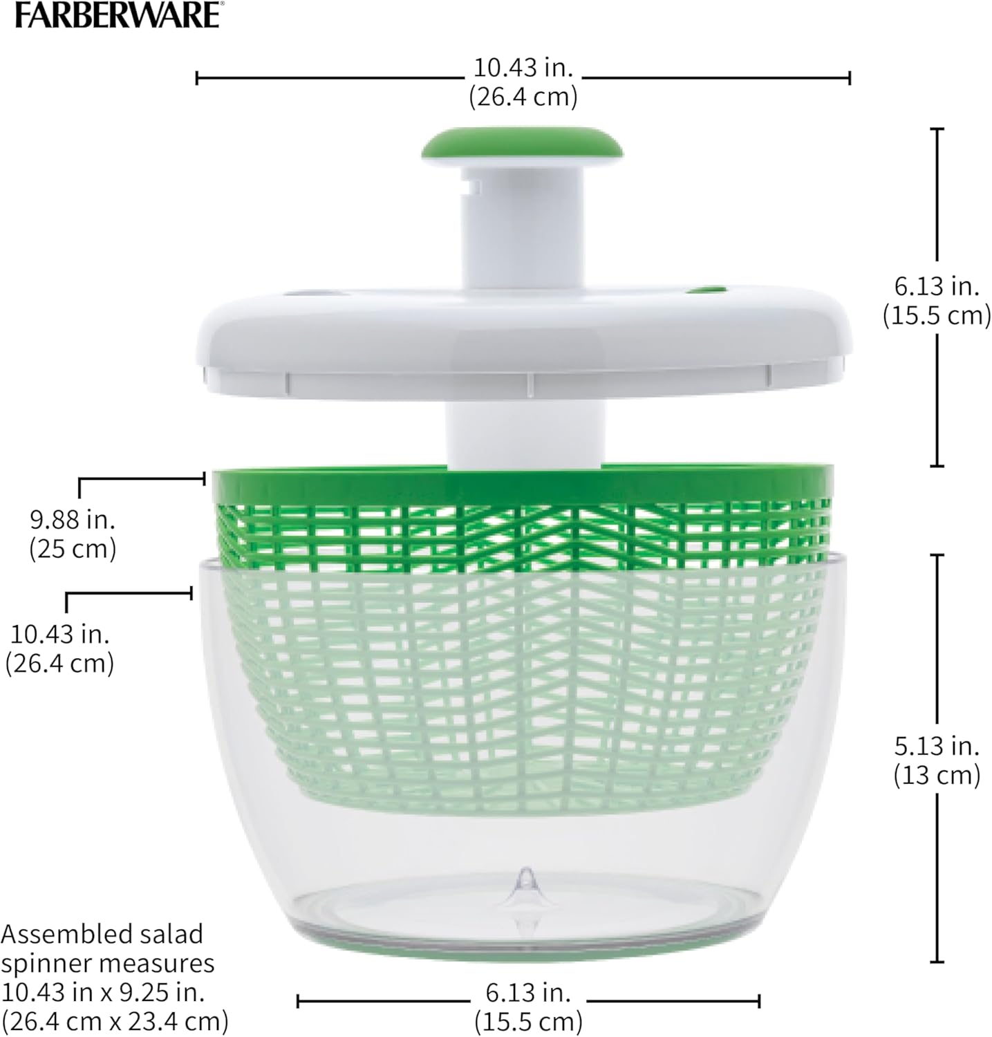 Farberware Pro Pump Salad Spinner Review: Drains Greens Fast & Easy. - Image 7