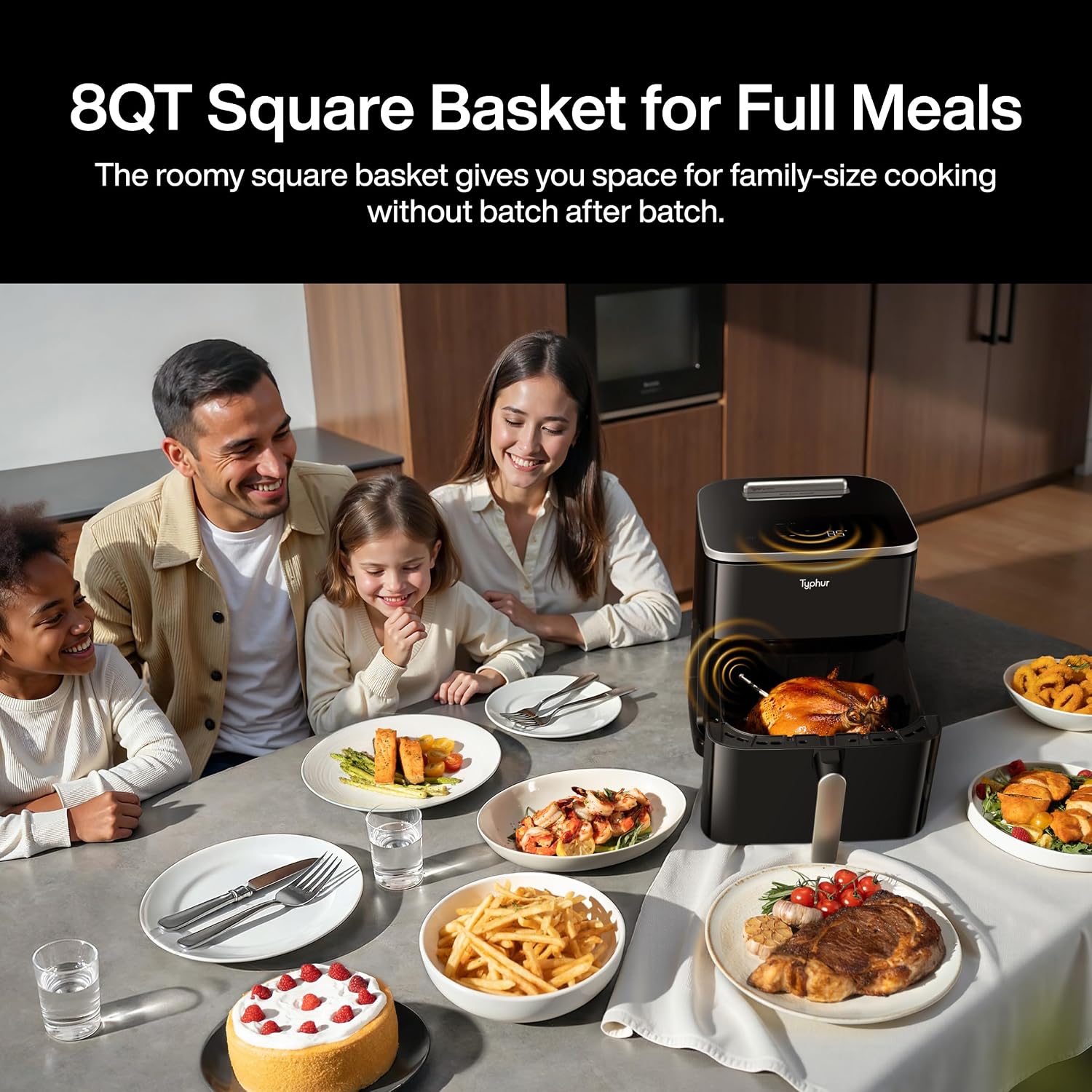 Typhur Sync 8QT Smart Air Fryer Review: AI Thermometer & PFAS-Free. - Image 4