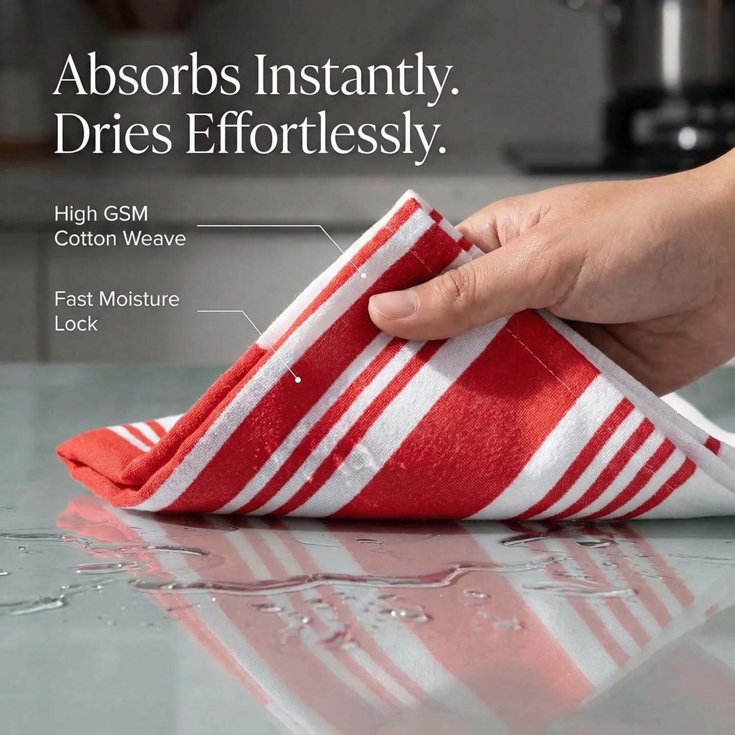 Urban Villa Chillired Cotton Kitchen Towels (Set of 6) Review - Image 2