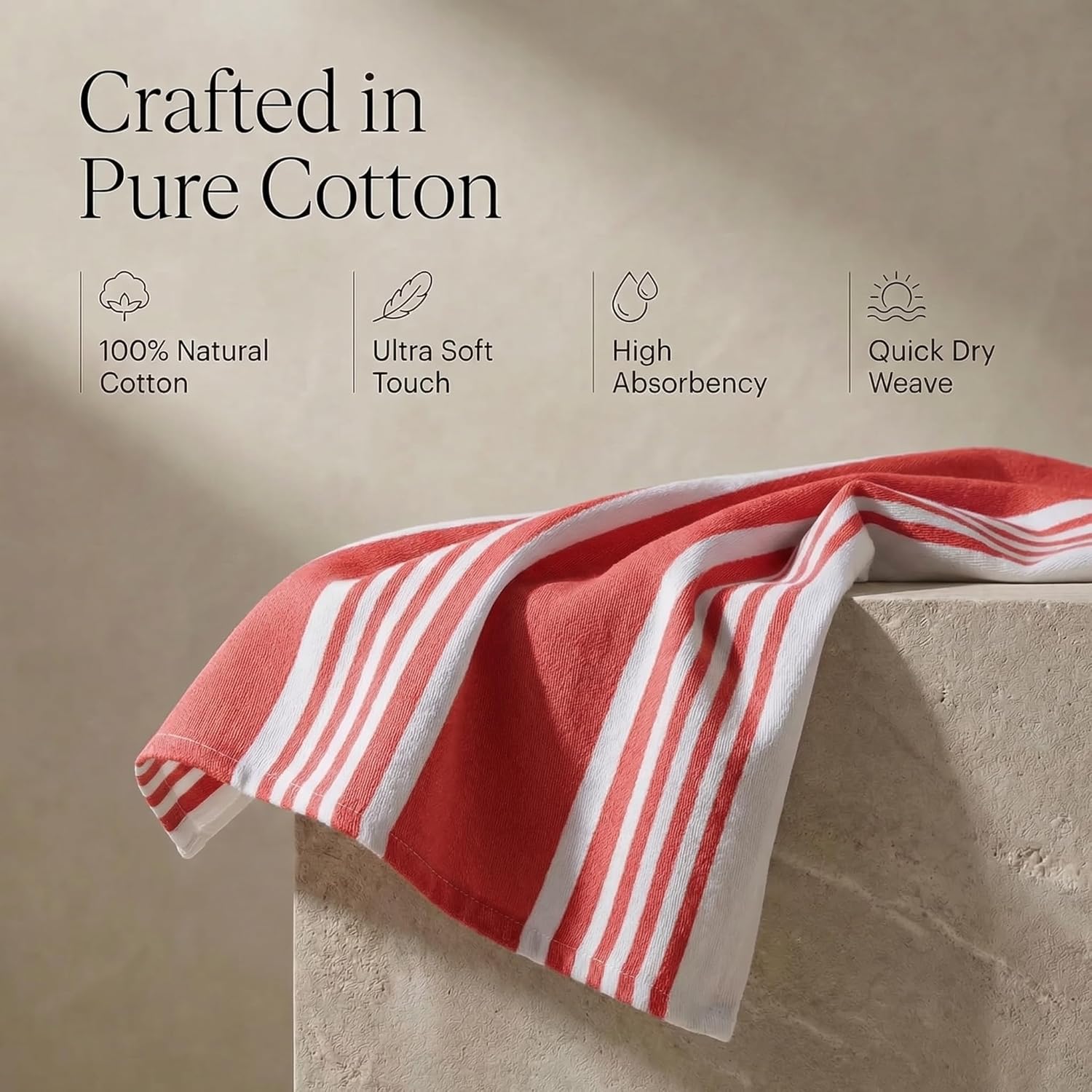 Urban Villa Chillired Cotton Kitchen Towels (Set of 6) Review - Image 4
