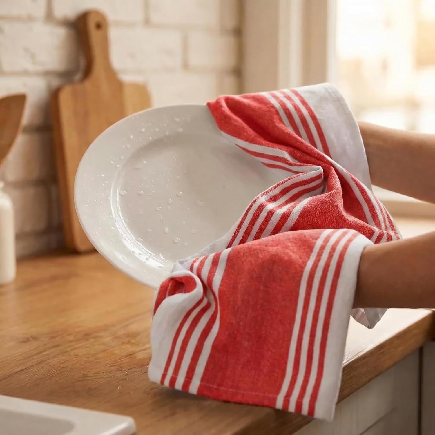 Urban Villa Chillired Cotton Kitchen Towels (Set of 6) Review - Image 7