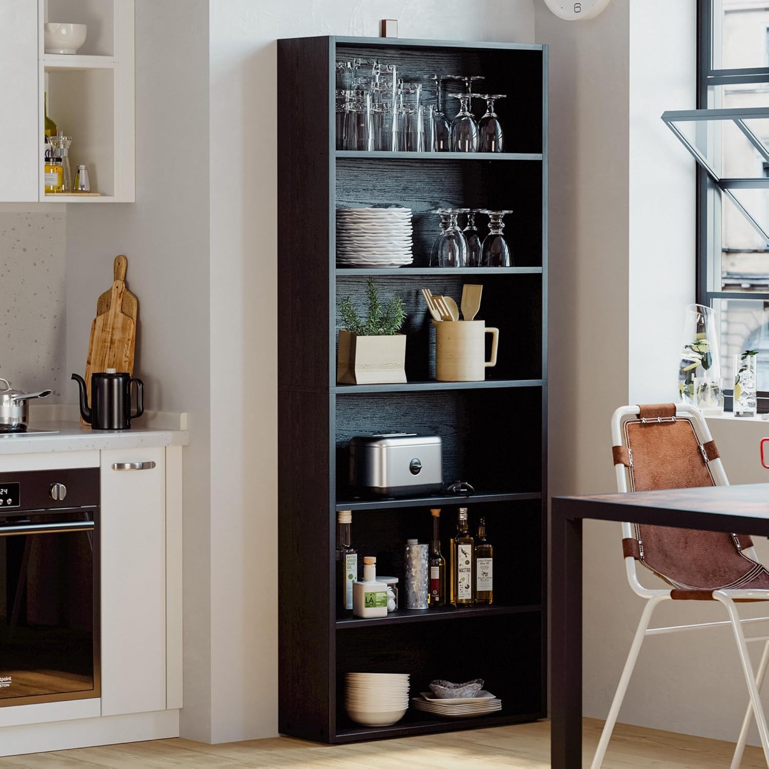 IRONCK 70-inch 6-Tier Bookshelf Review: Versatile Display Storage - Image 5