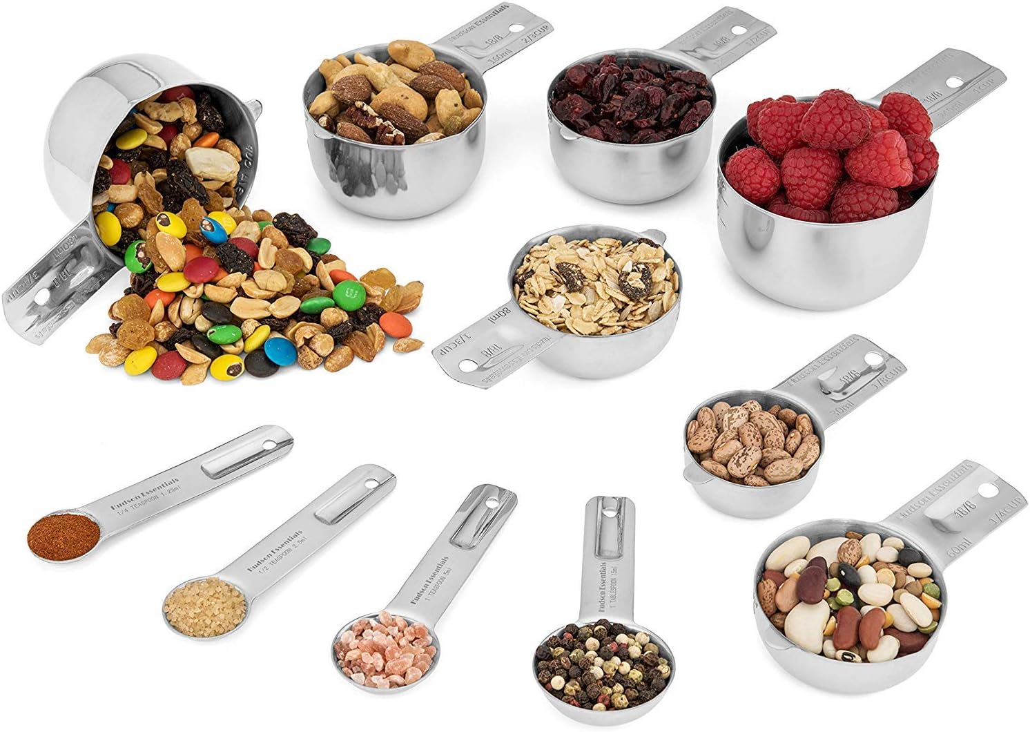 Hudson Essentials 11-Pc Stainless Measuring Set w/ Spout Review - Image 3