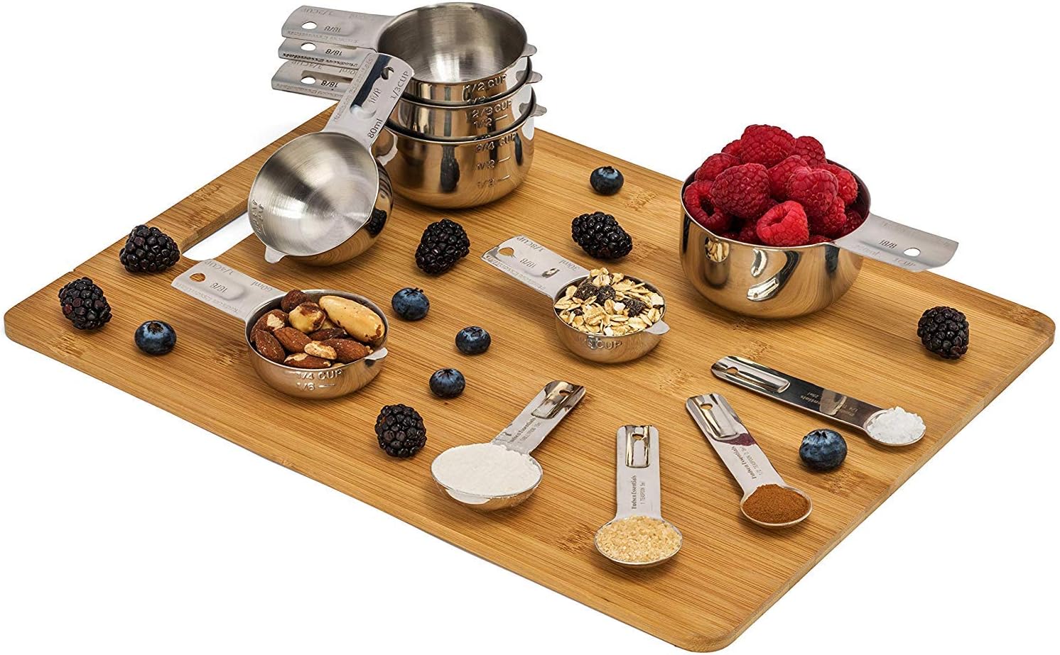 Hudson Essentials 11-Pc Stainless Measuring Set w/ Spout Review - Image 5