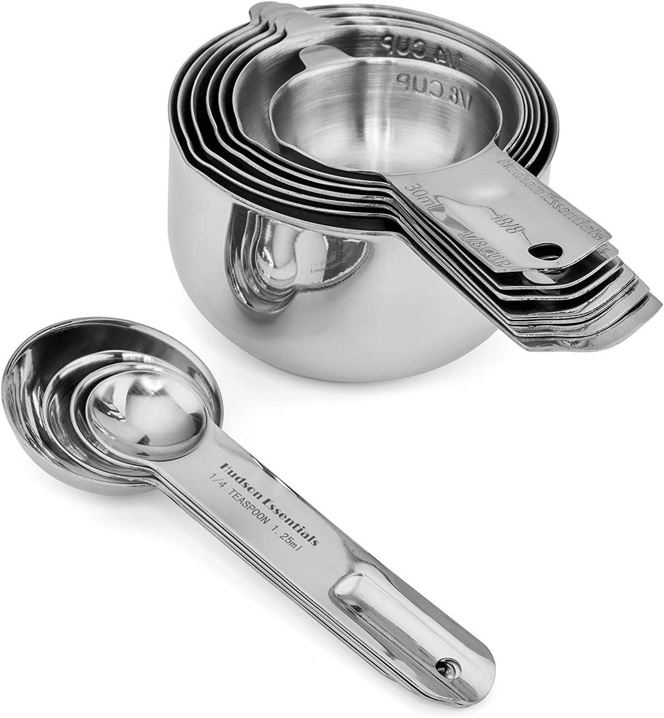 Hudson Essentials 11-Pc Stainless Measuring Set w/ Spout Review - Image 6