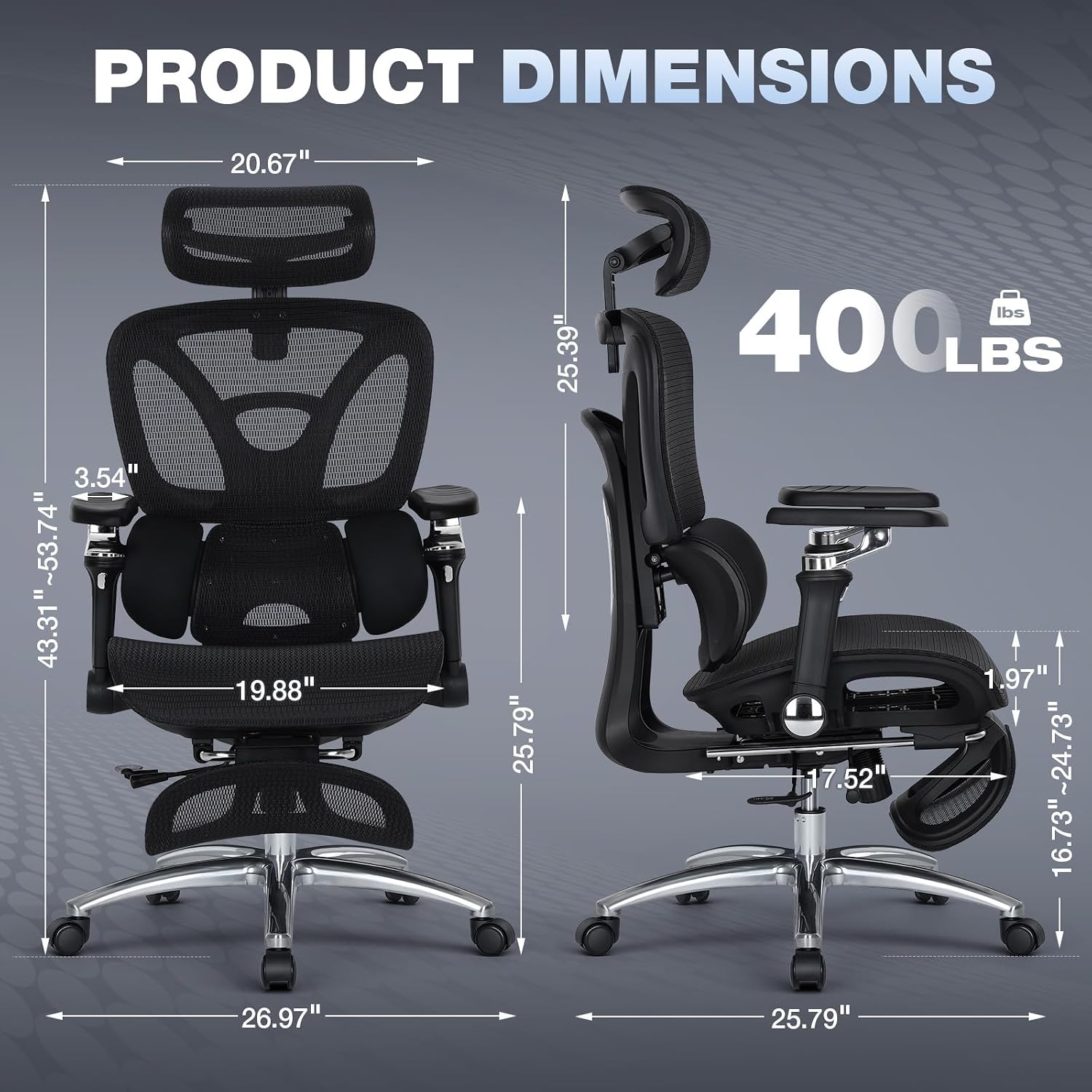 MALOL Ergonomic Office Chair Review: Full Adjustability & 400lbs - Image 3