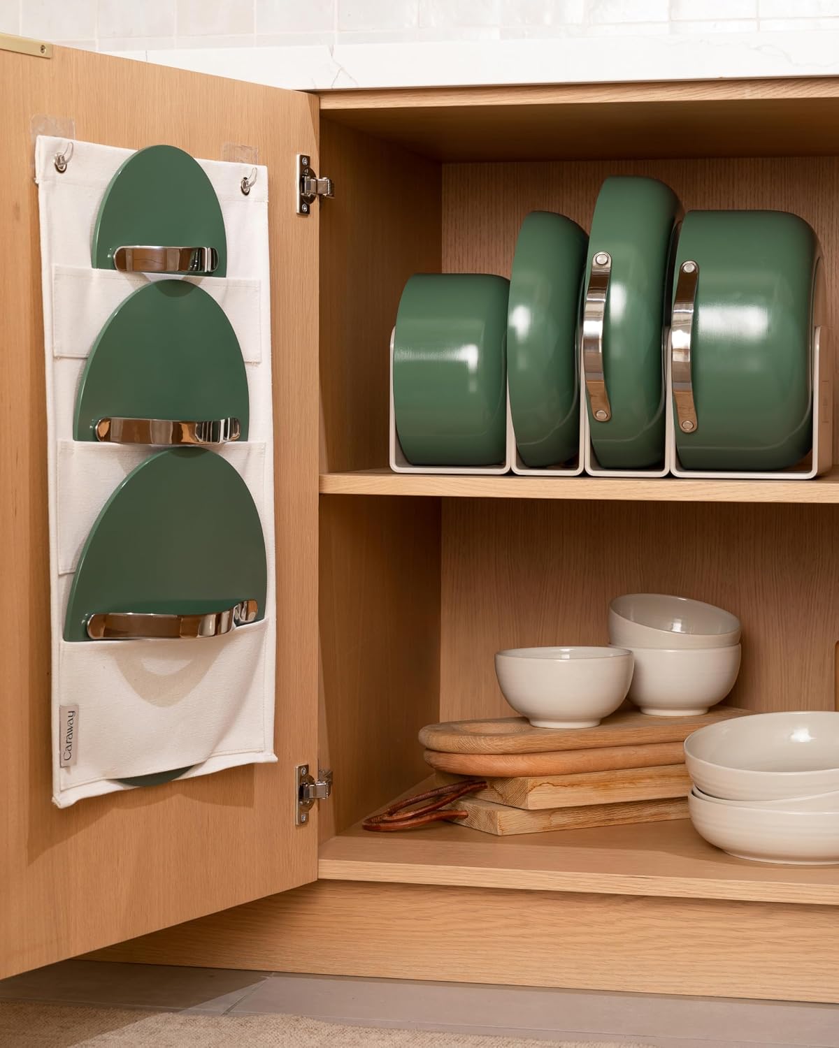 Caraway Sage 12-Pc Ceramic Cookware Review: Non-Toxic, All-Stovetop, Oven Safe. - Image 2