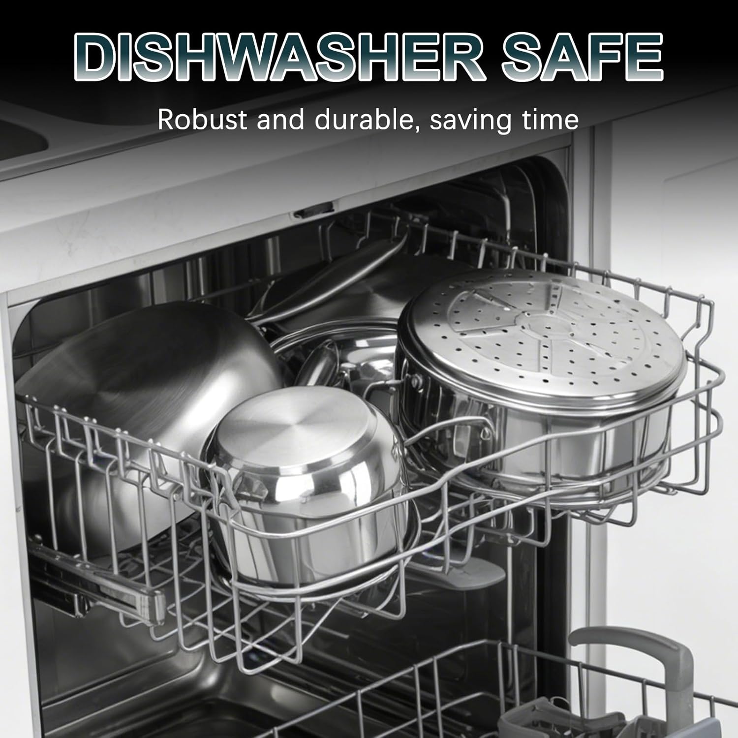 Review: 20-Pc Professional Stainless Steel Cookware. Induction/Oven/Dishwasher Safe. - Image 7