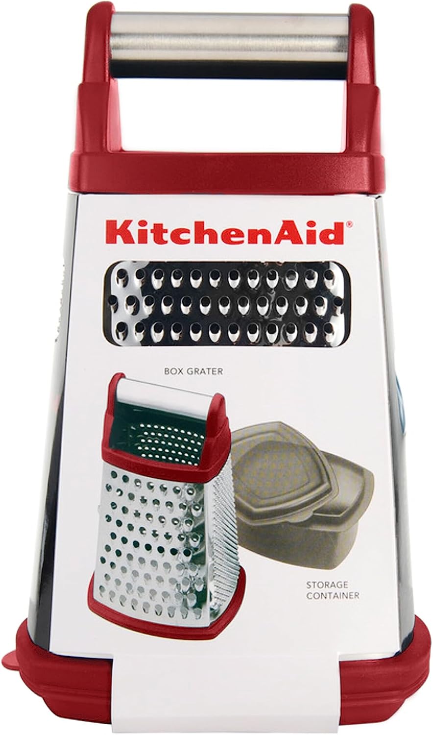 KitchenAid Gourmet 4-Sided Box Grater Review with Detachable Storage - Image 7