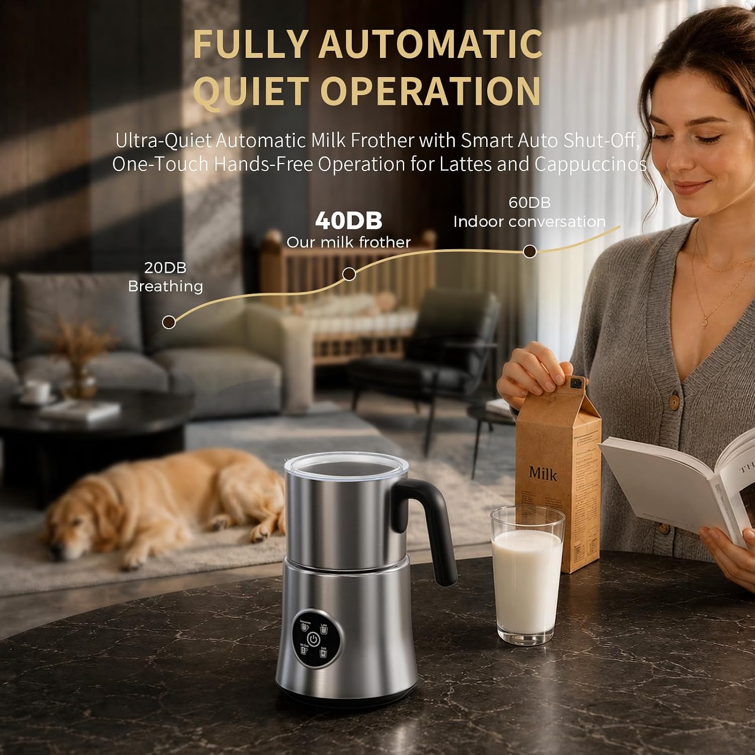 Review: 4-in-1 Automatic Hot & Cold Milk Frother & Steamer - Image 8