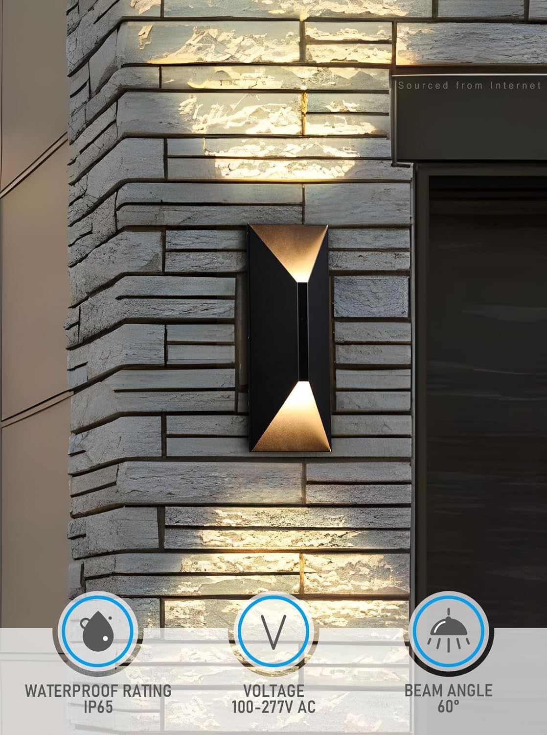 Review: LEONLITE 2-Pack Dimmable Outdoor LED Up/Down Sconce - Waterproof. - Image 8