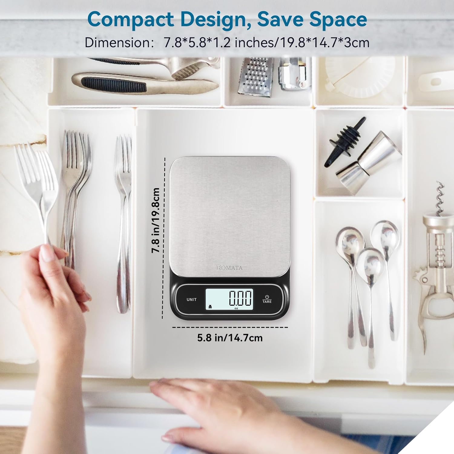 BOMATA 0.1g/5kg Waterproof Digital Kitchen Scale Review - Image 4