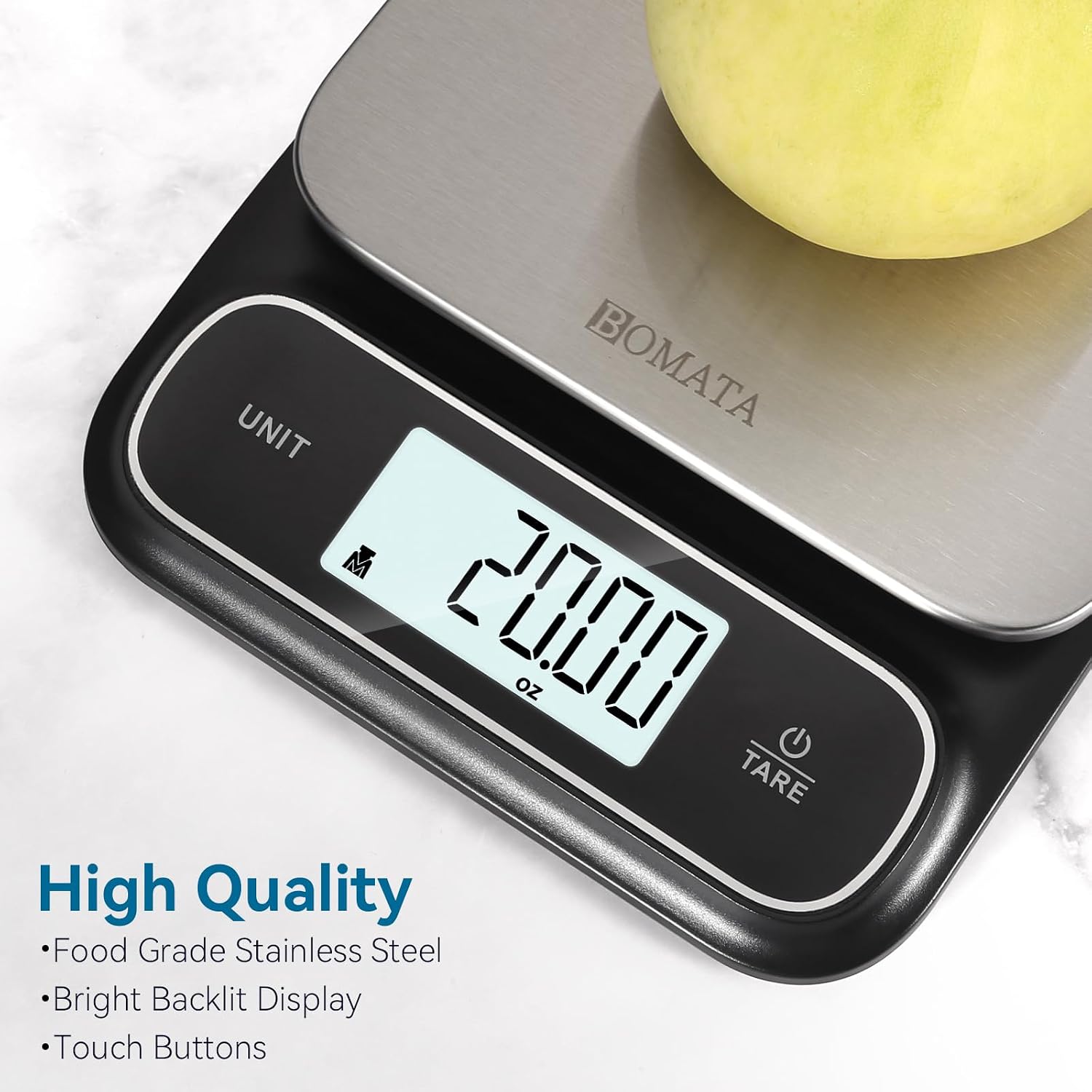 BOMATA 0.1g/5kg Waterproof Digital Kitchen Scale Review - Image 5