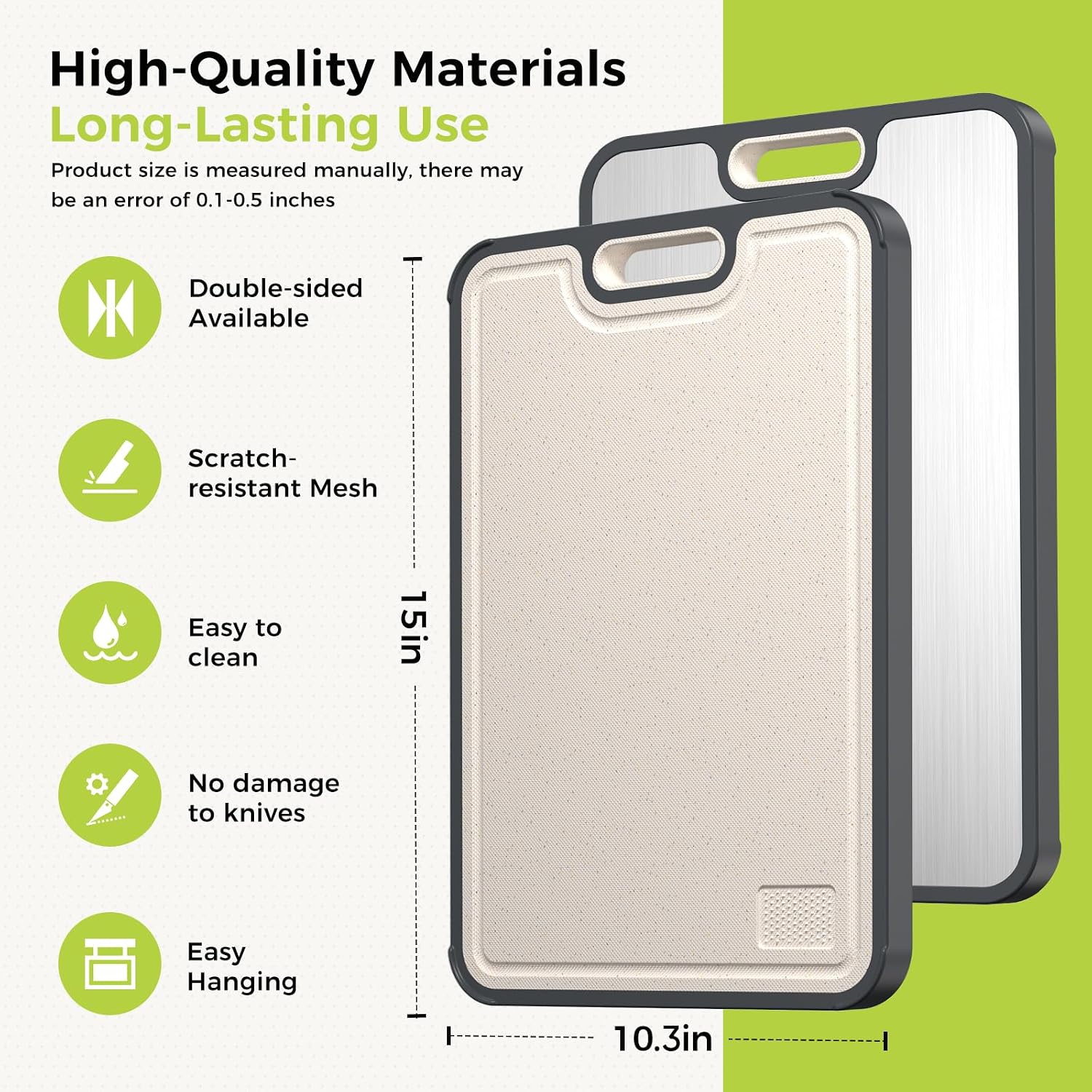 Review: 16x11 Double-Sided Titanium/PP Food-Grade Cutting Board - Image 2