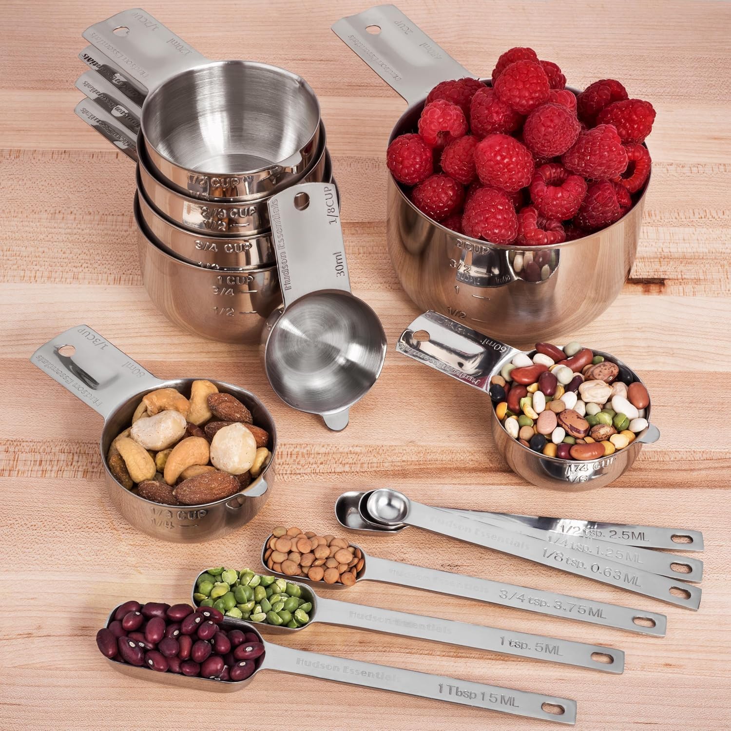Hudson Essentials 15-Pc Stainless Measuring Cups/Spoons Review - Image 7