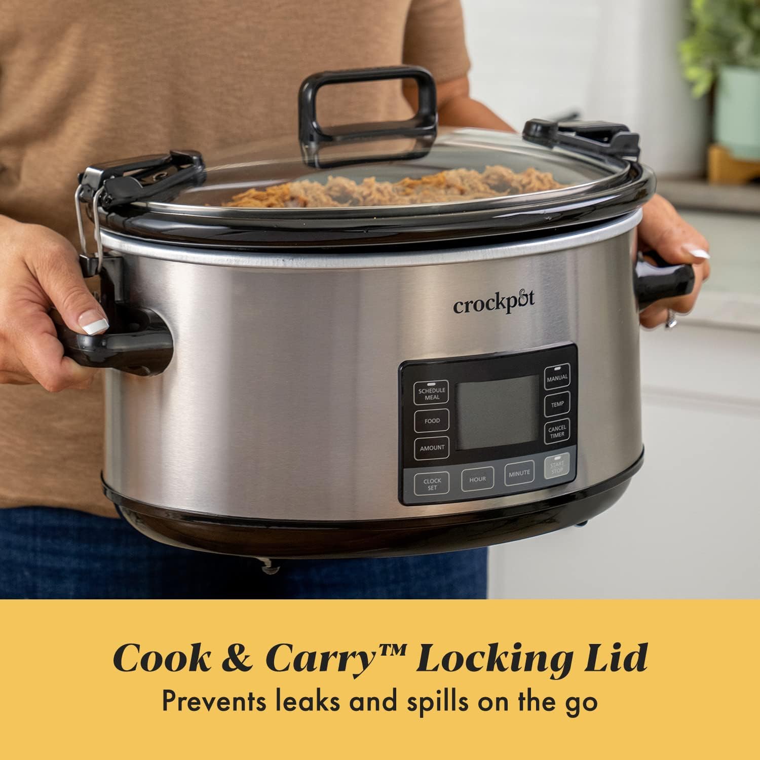 Crock-Pot 7-Qt Programmable Slow Cooker Review: Portable, Locking Lid, SS - Image 3