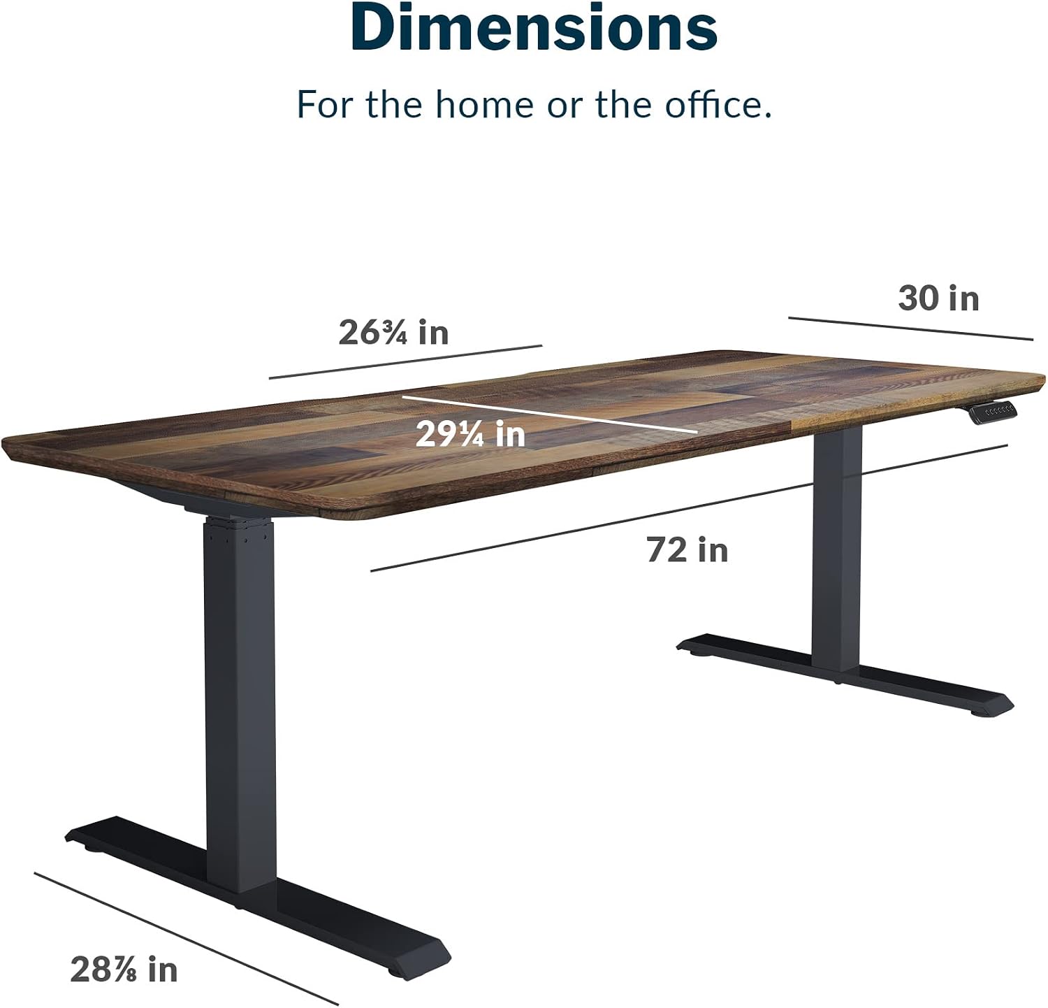 Review: Vari 72x30 Adjustable Eco-Wood/Slate Desk - Image 2