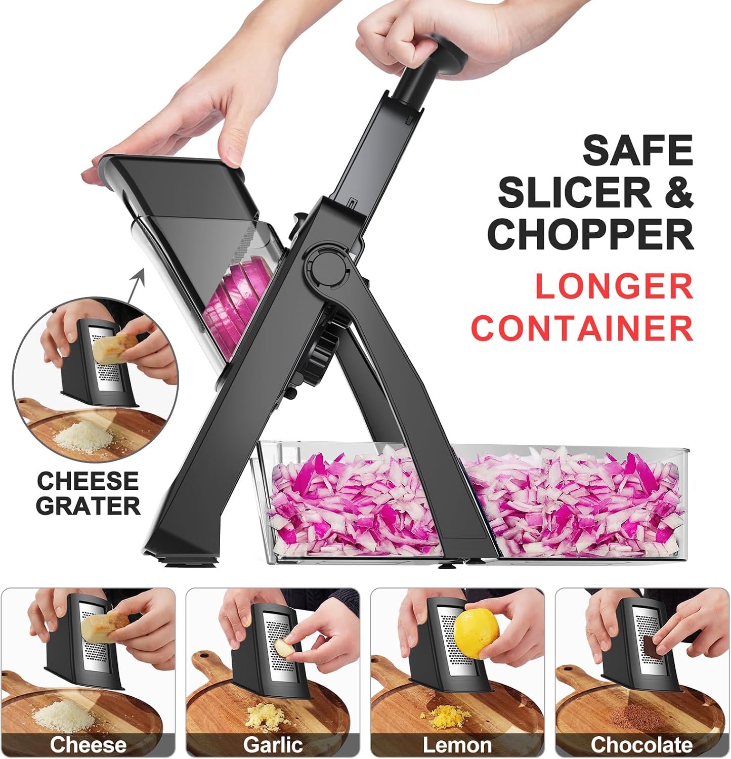 <p><strong>SupMaKin 8-in-1 Mandoline Review: Safe Veg Chopper with Drain Basket</strong></p> - Image 3