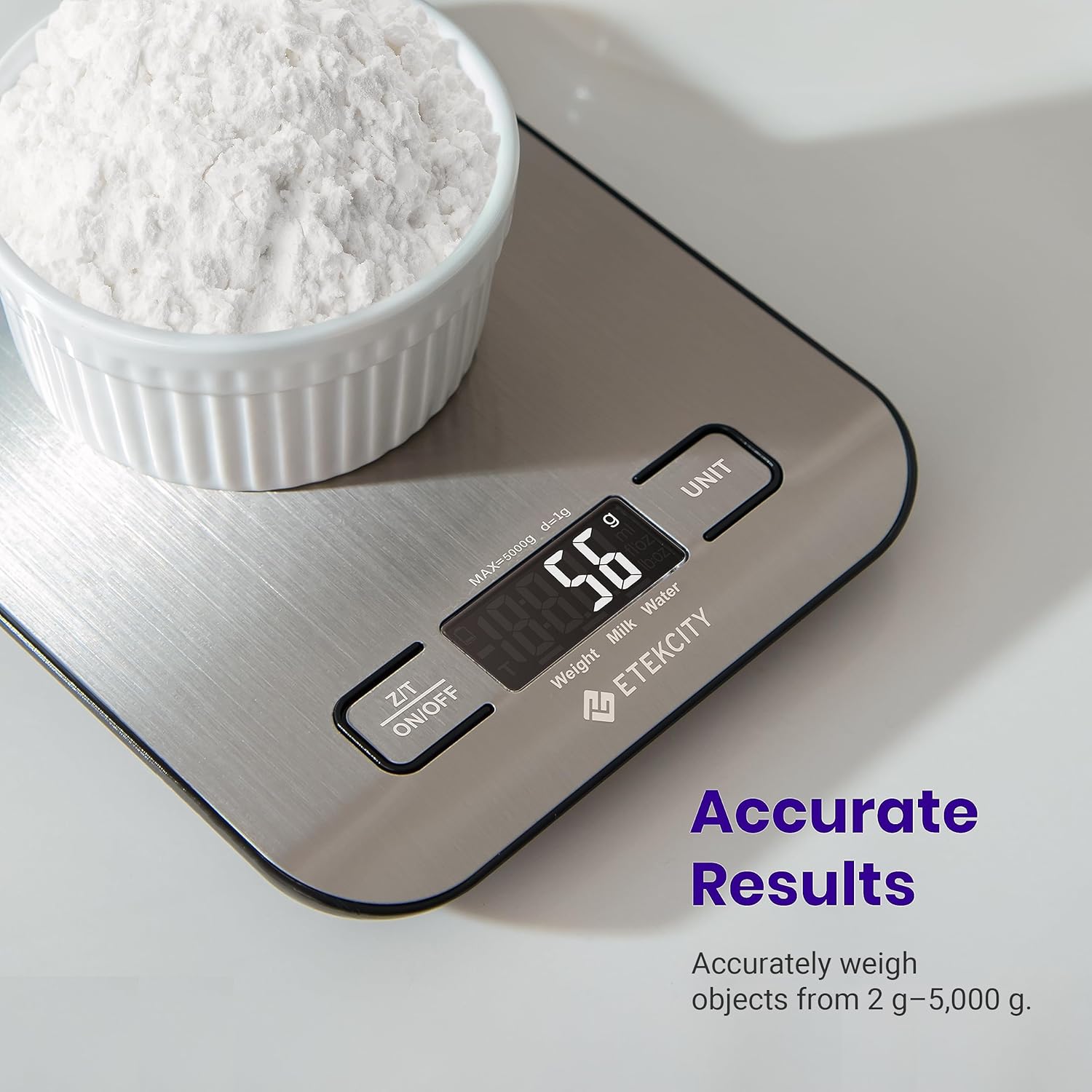 Etekcity Digital Kitchen Scale Review: 11lb, Grams/Ounces, Tare, SS - Image 2