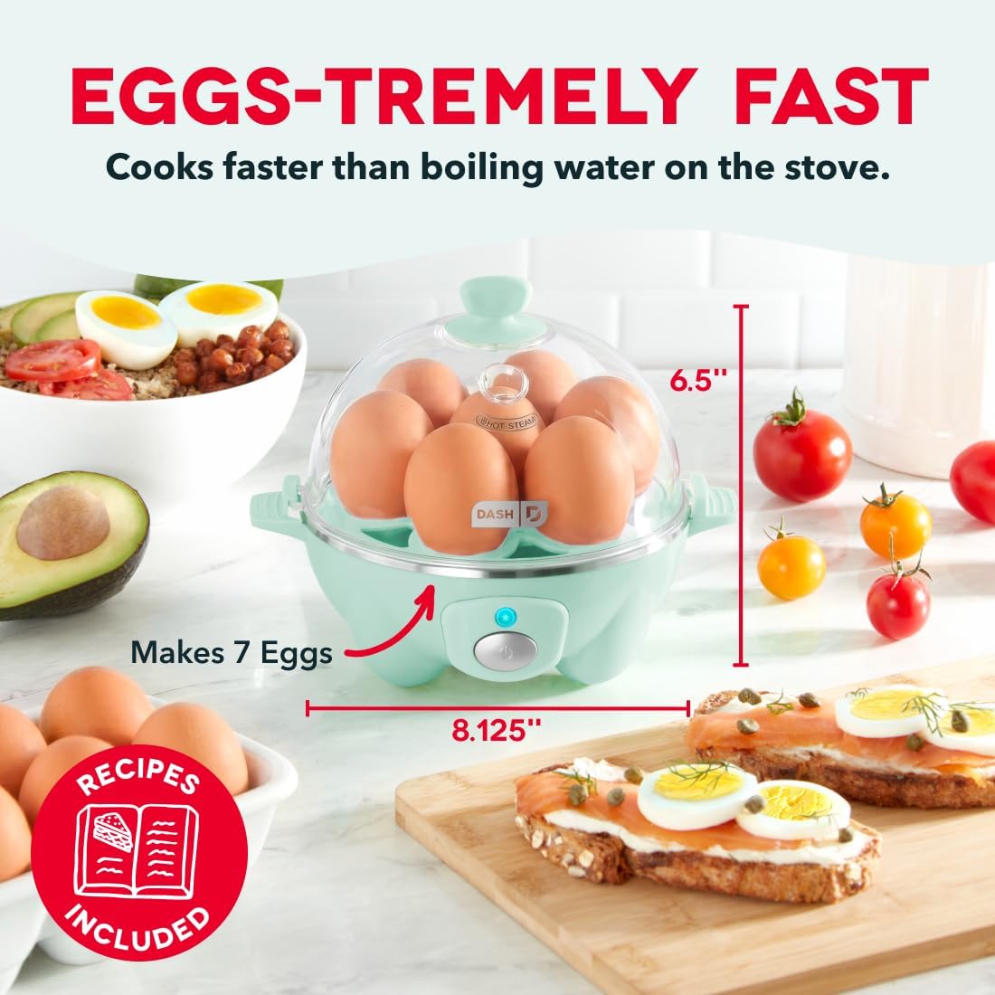 Dash Rapid 7-Egg Cooker Review: Boiler, Poacher, Steamer & Omelette - Image 2