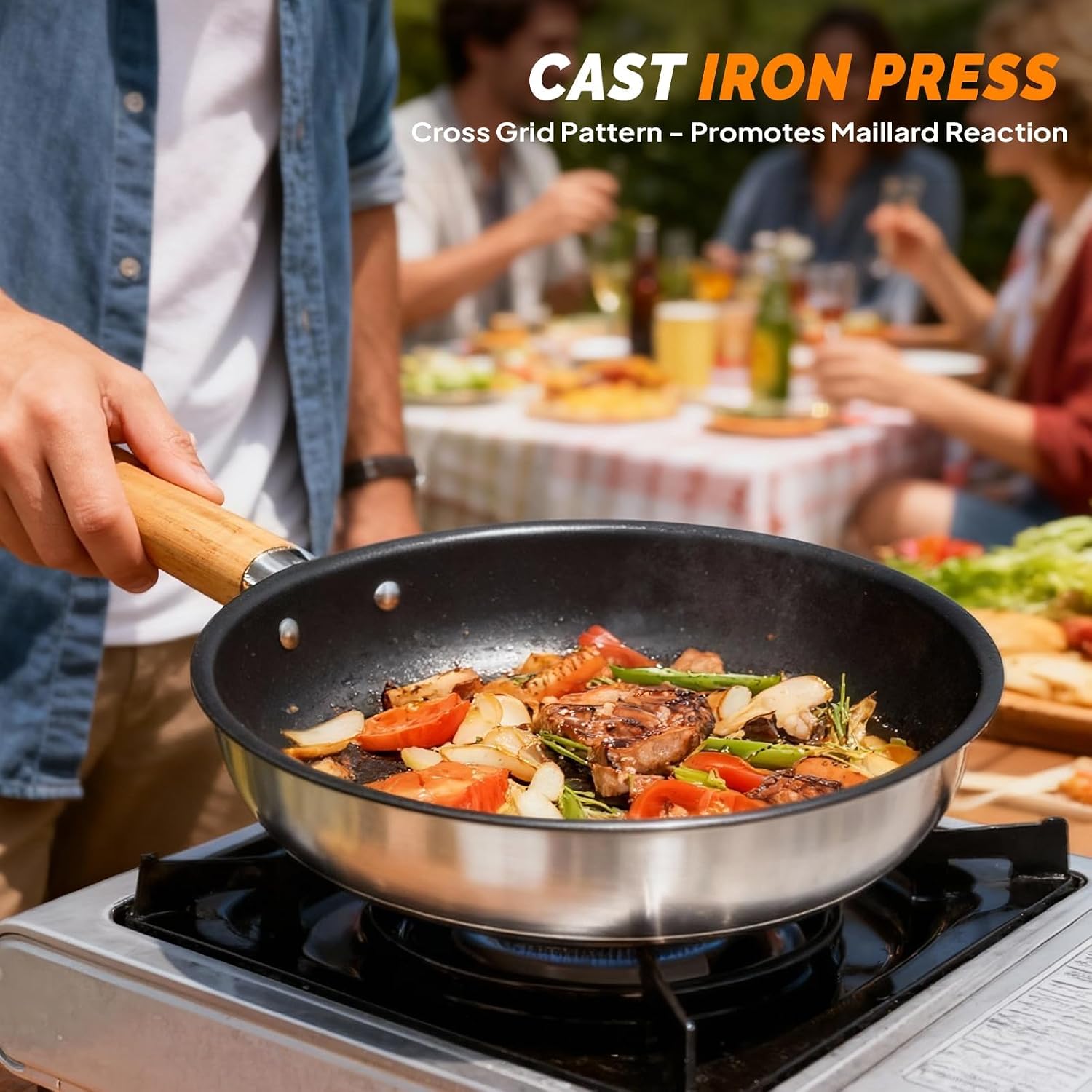 Bonnlo 6-pc SS Camping Cookware Set for All Stoves Review - Image 6