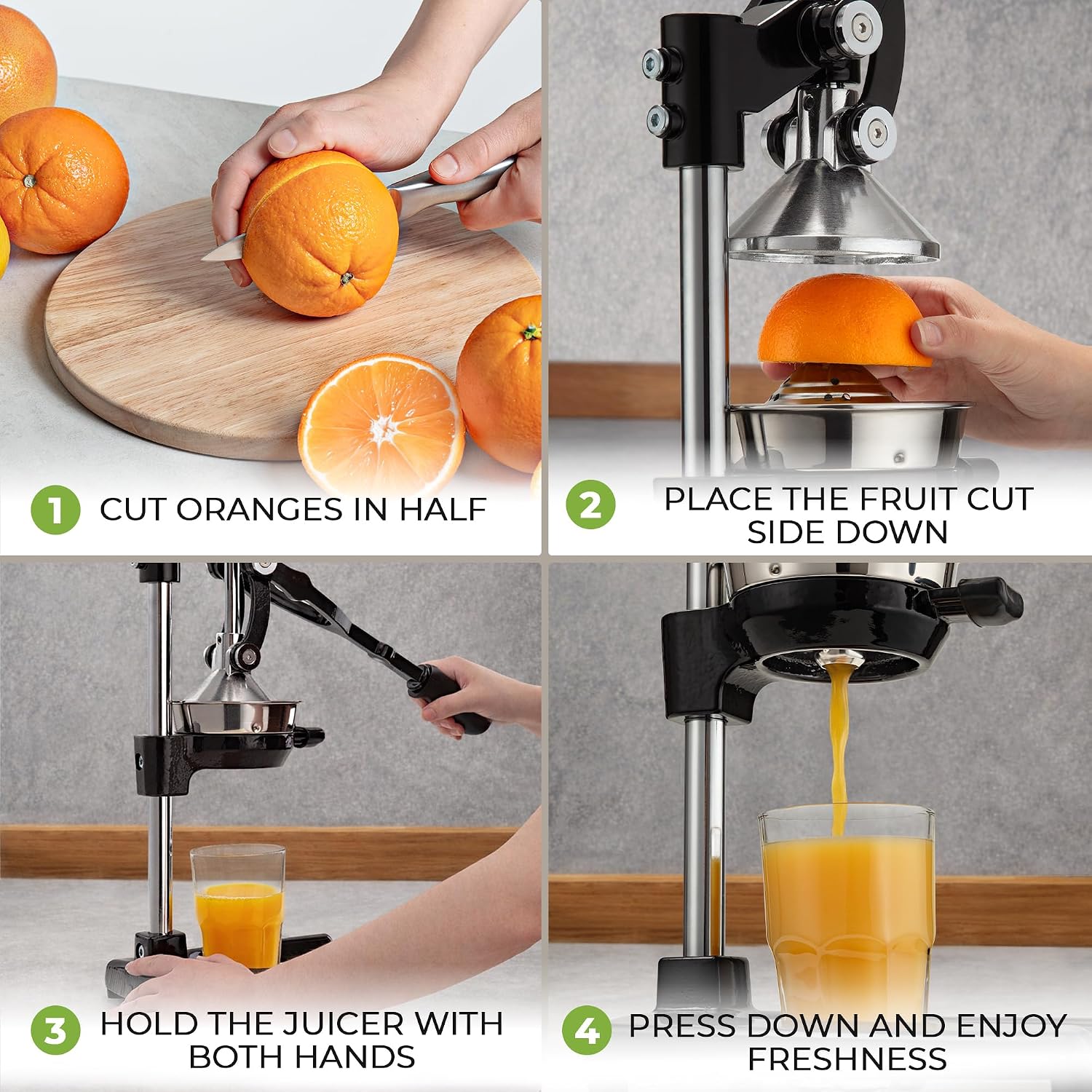 Review: Zulay Tall Cast Iron Manual Citrus Juicer - Heavy Duty & Easy Clean. - Image 4