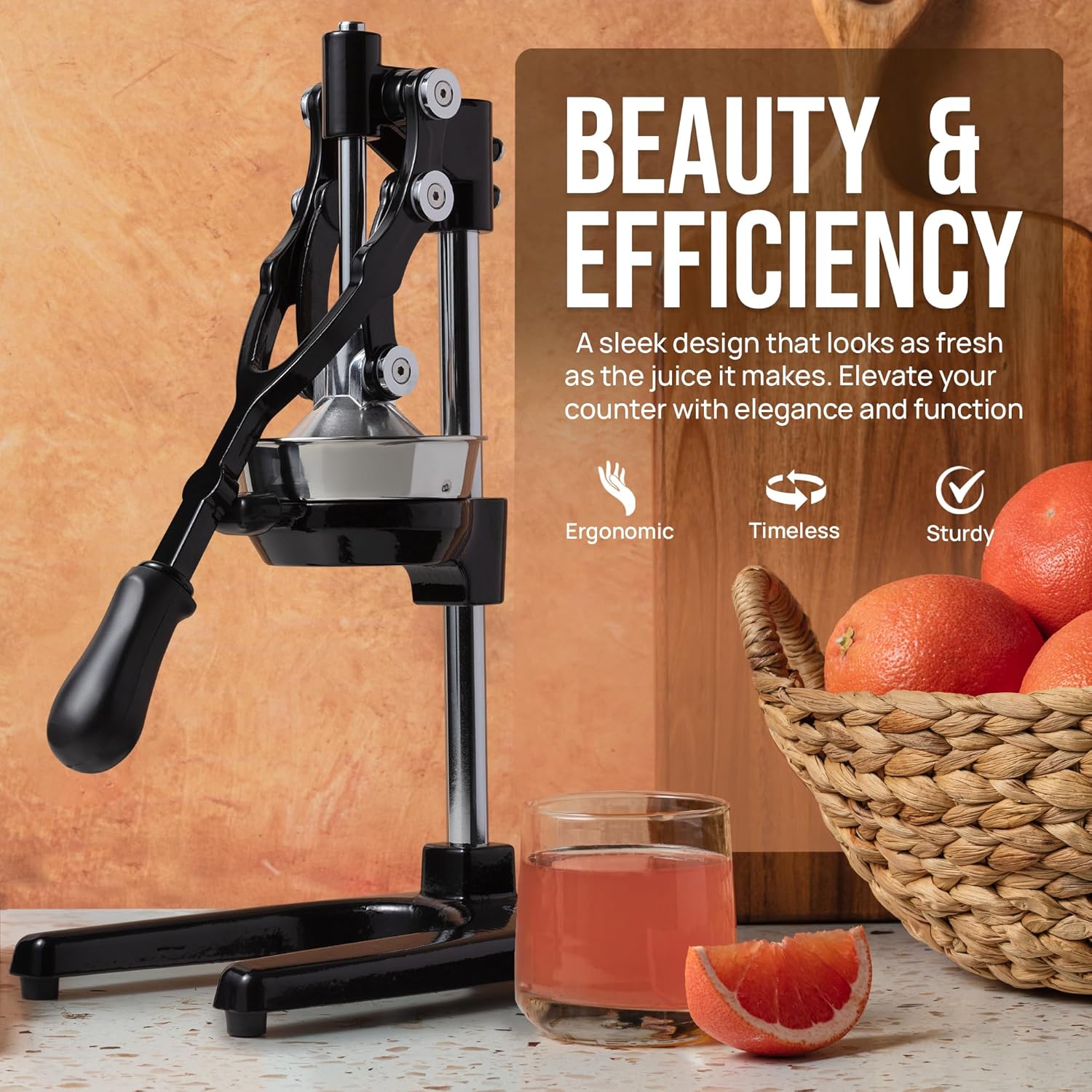 Review: Zulay Tall Cast Iron Manual Citrus Juicer - Heavy Duty & Easy Clean. - Image 8