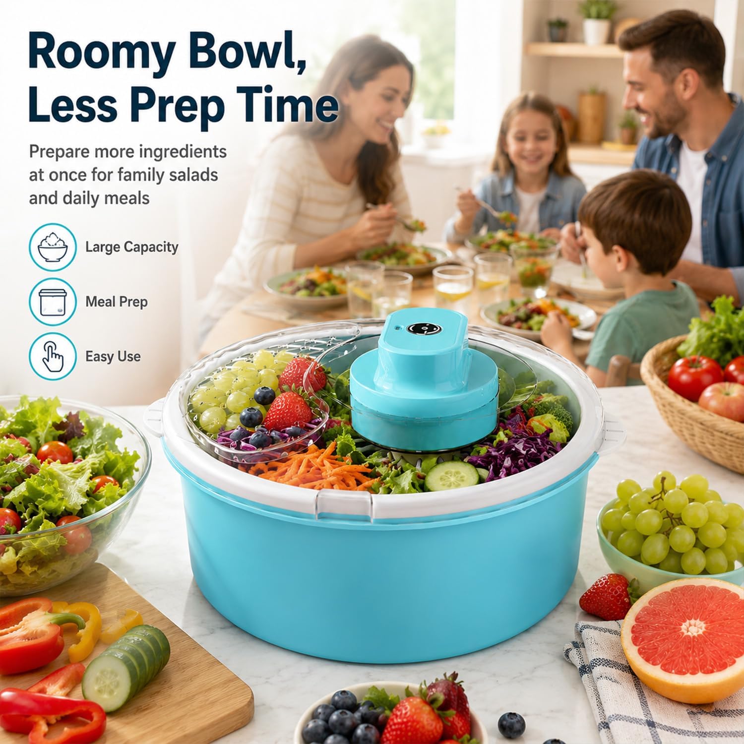 <p><strong>Electric Cordless Salad Spinner Review</strong></p> - Image 6