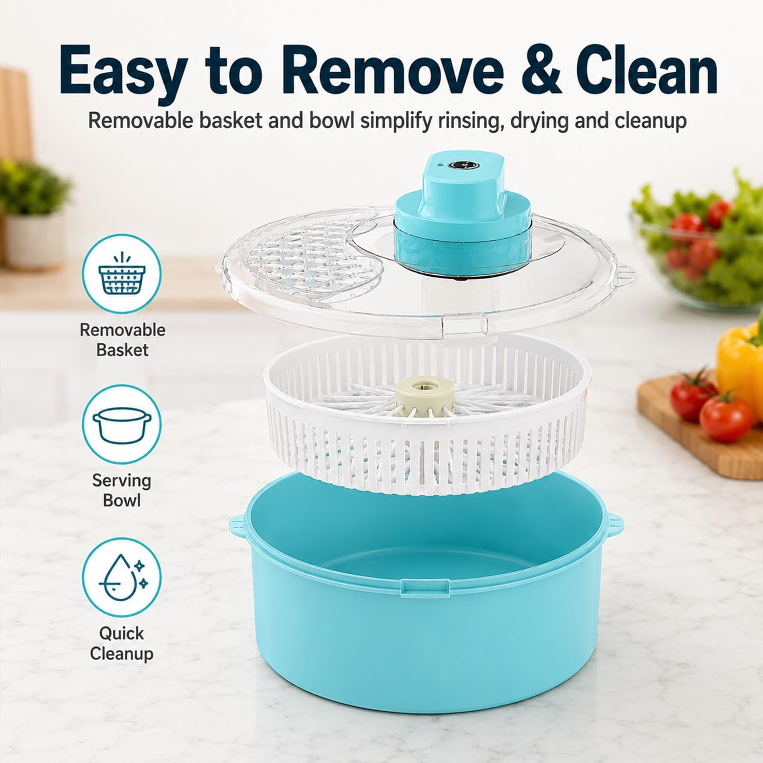 <p><strong>Electric Cordless Salad Spinner Review</strong></p> - Image 7