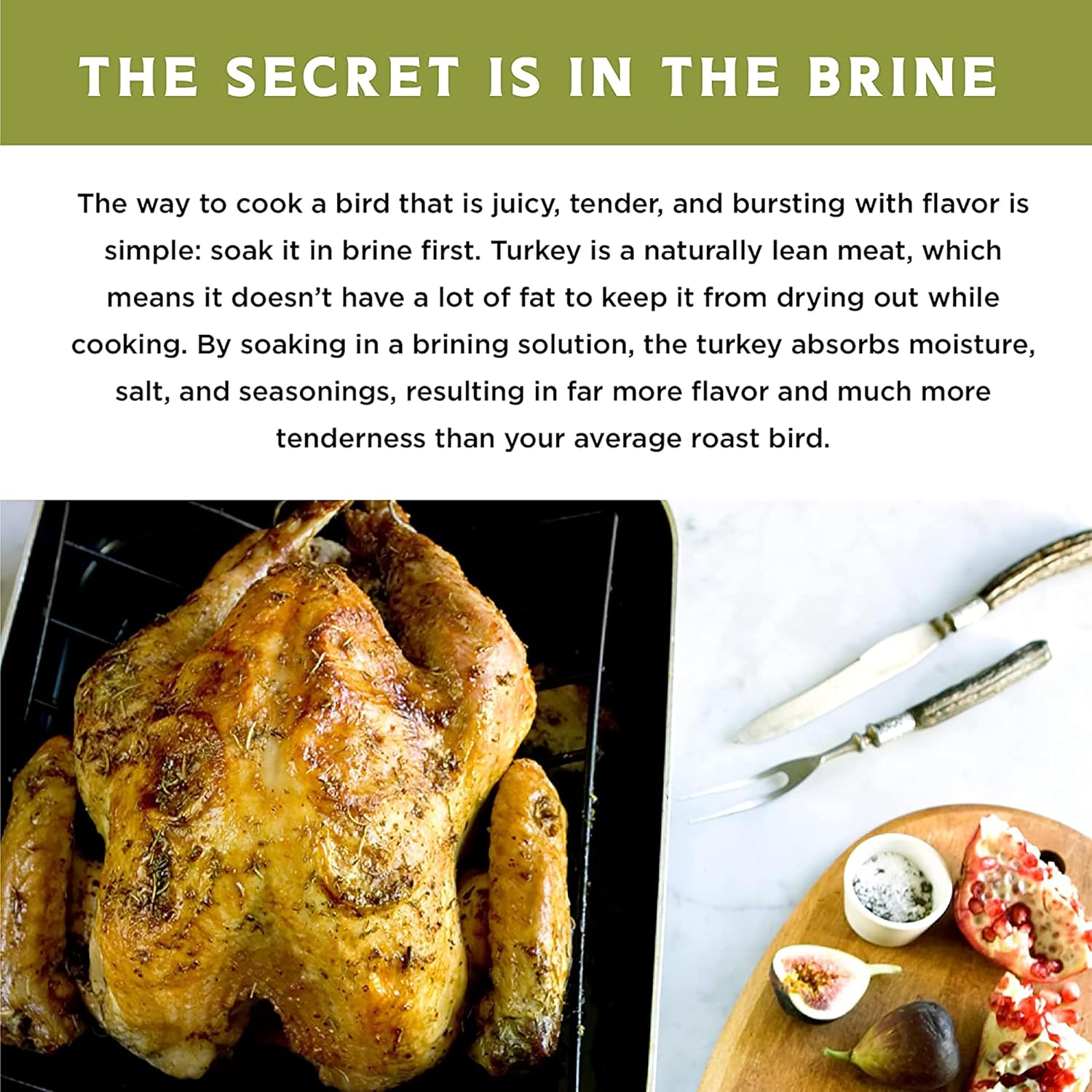 Fire & Flavor Apple Sage Perfect Turkey Brine Kit & Bag - All Cooking. - Image 5